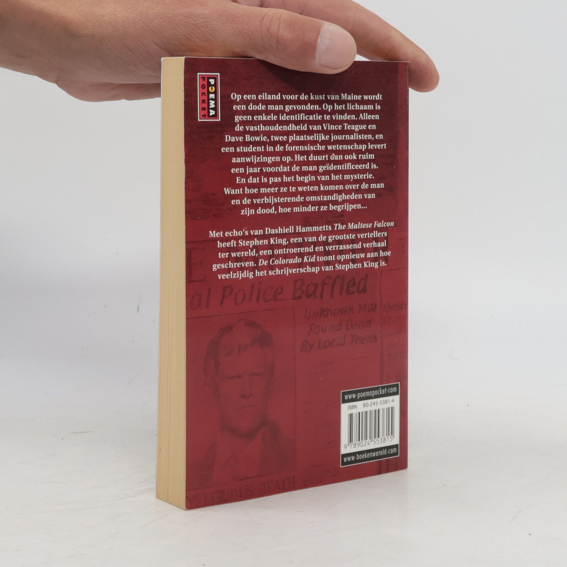 Stephen King Poema: De Colorado Kid