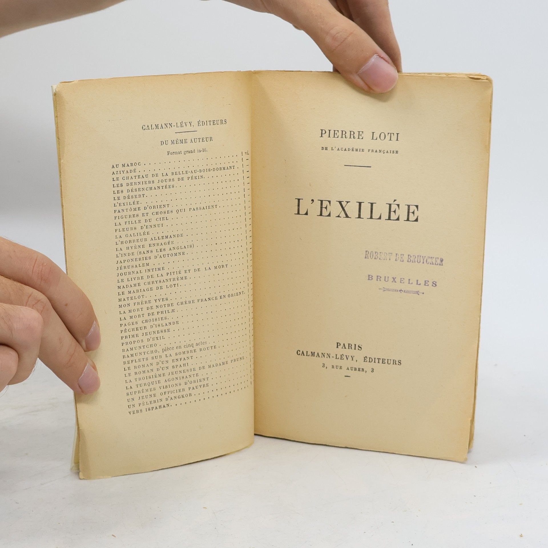 Pierre Loti L'exilée