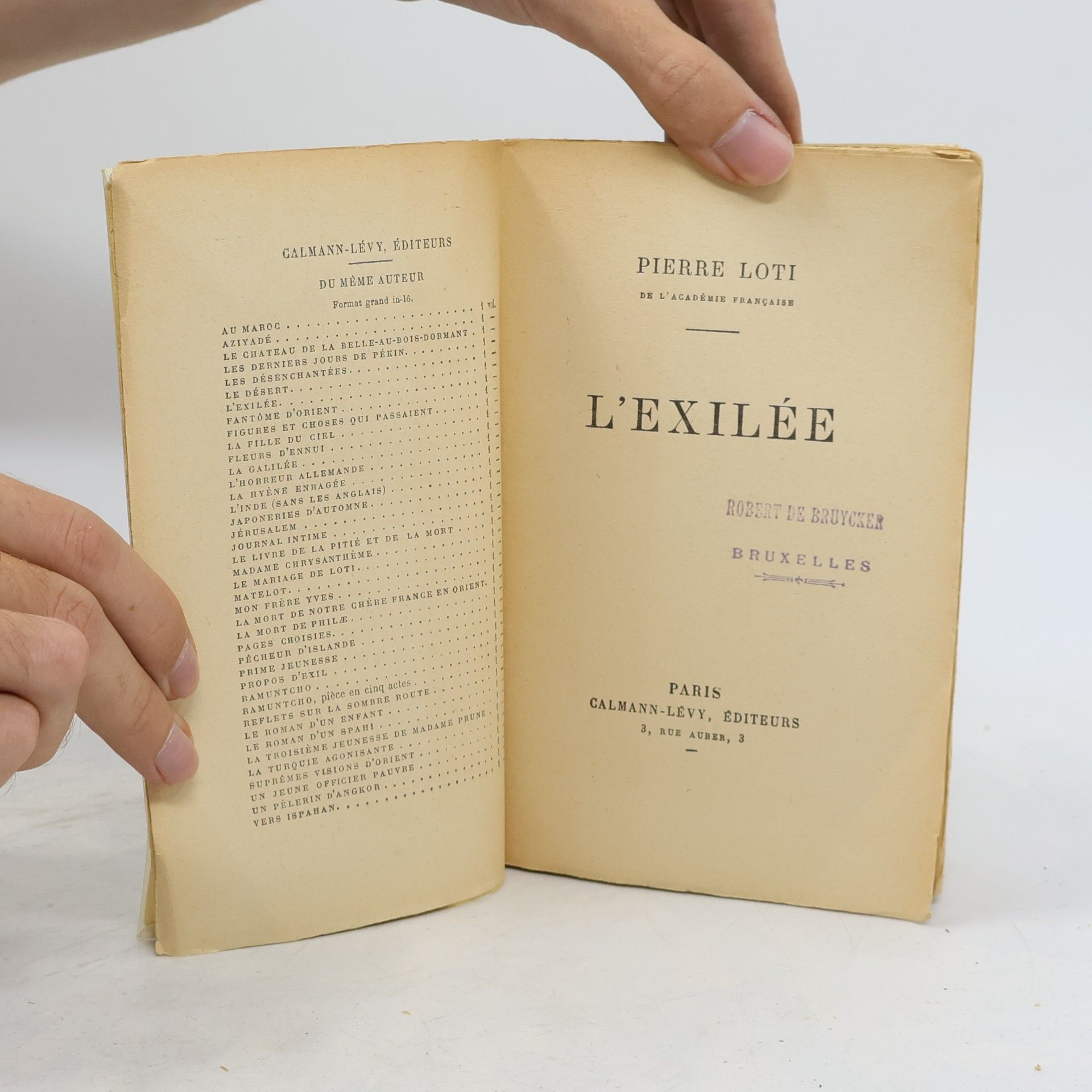 Pierre Loti L'exilée