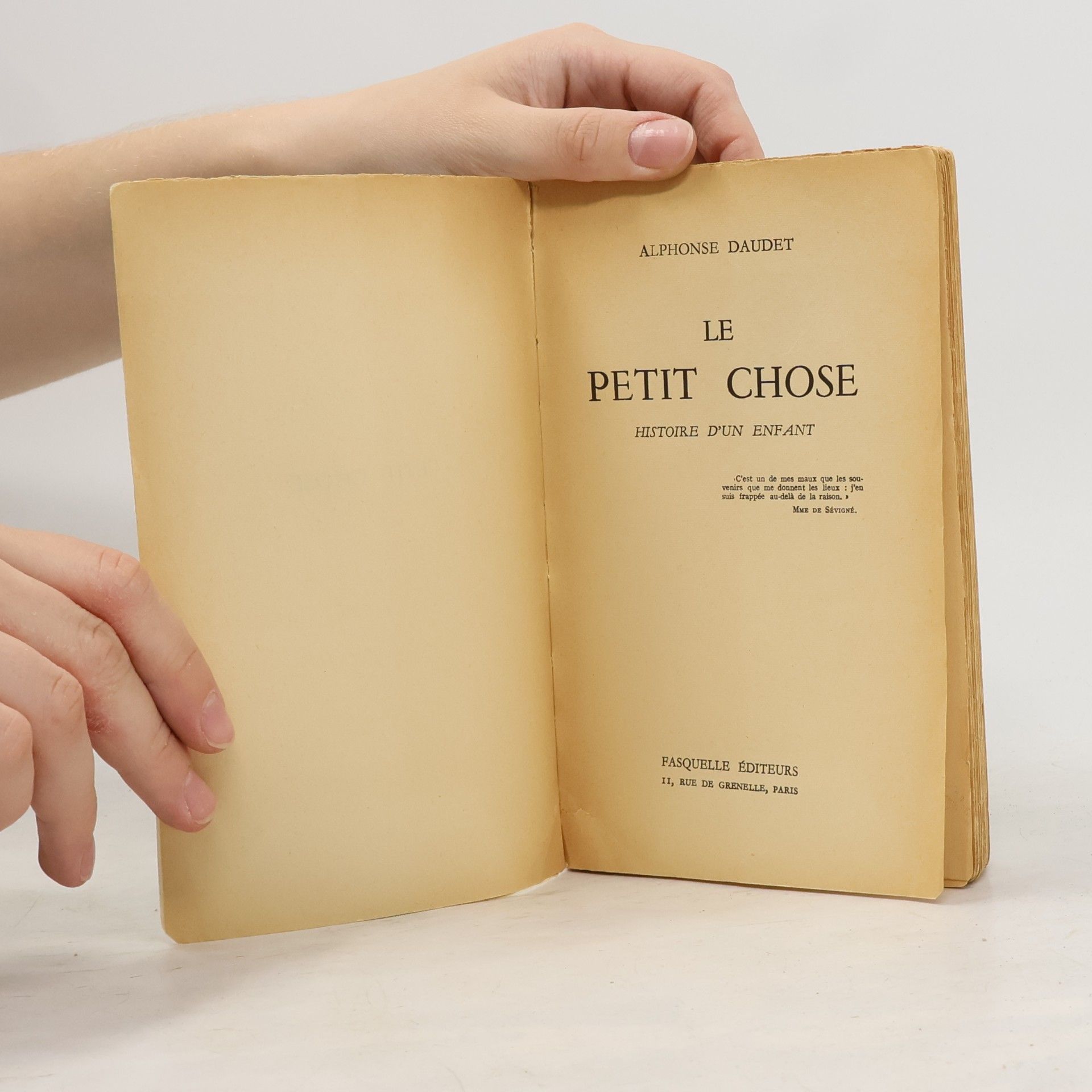 Alphonse Daudet Le Petit chose