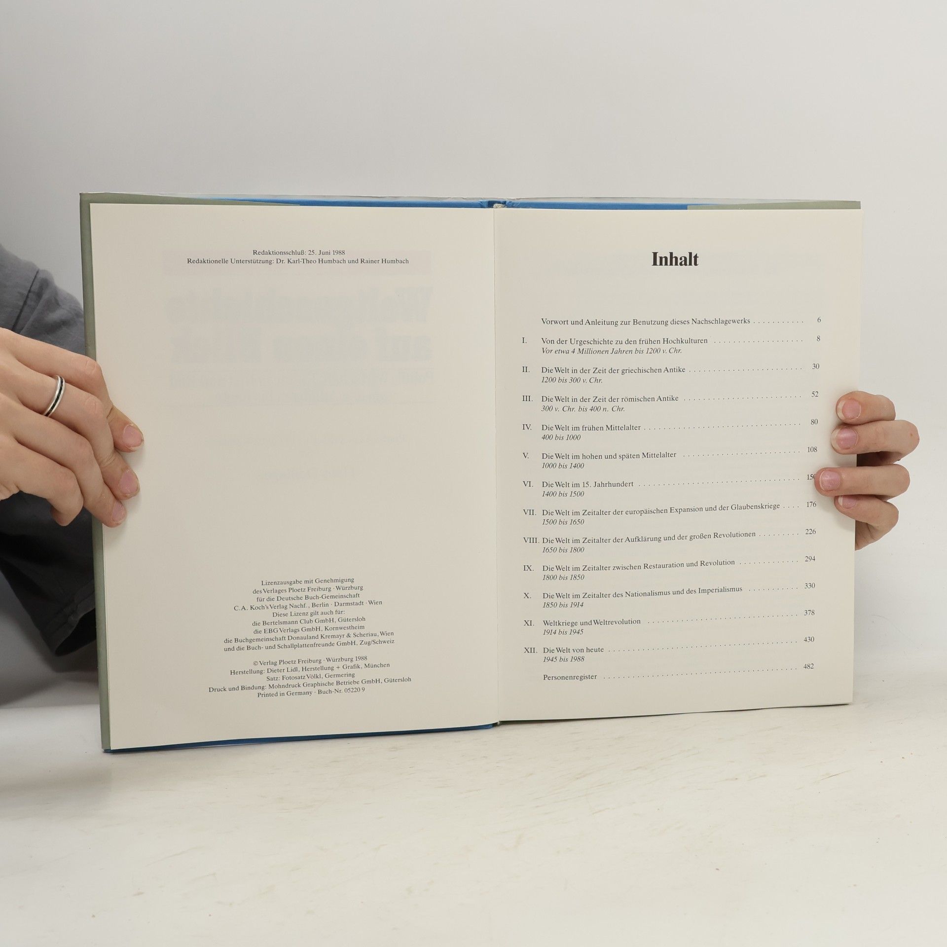 Hans Dollinger Weltgeschichte auf einen Blick