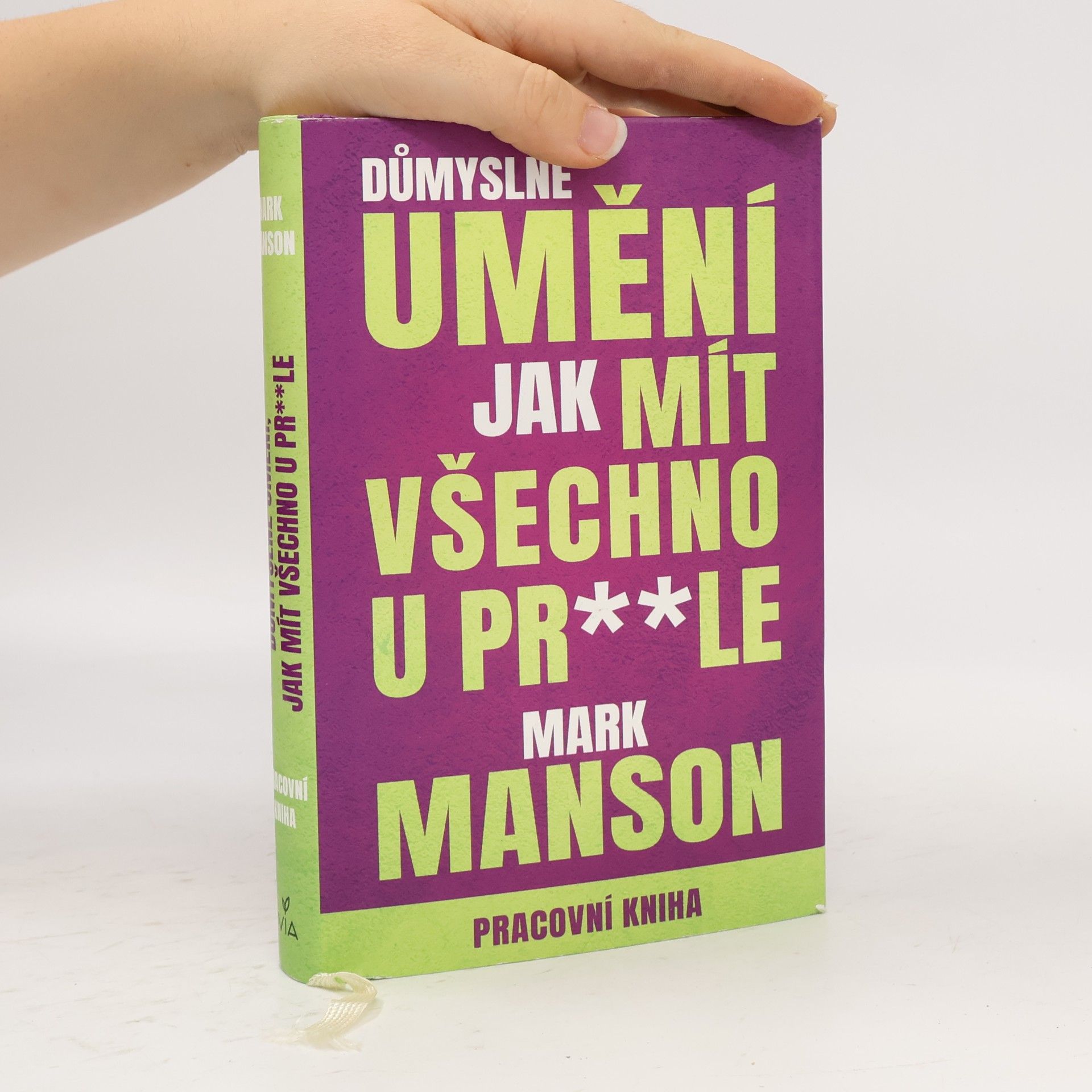 Mark Manson Důmyslné umění, jak mít všechno u pr**le. Pracovní kniha