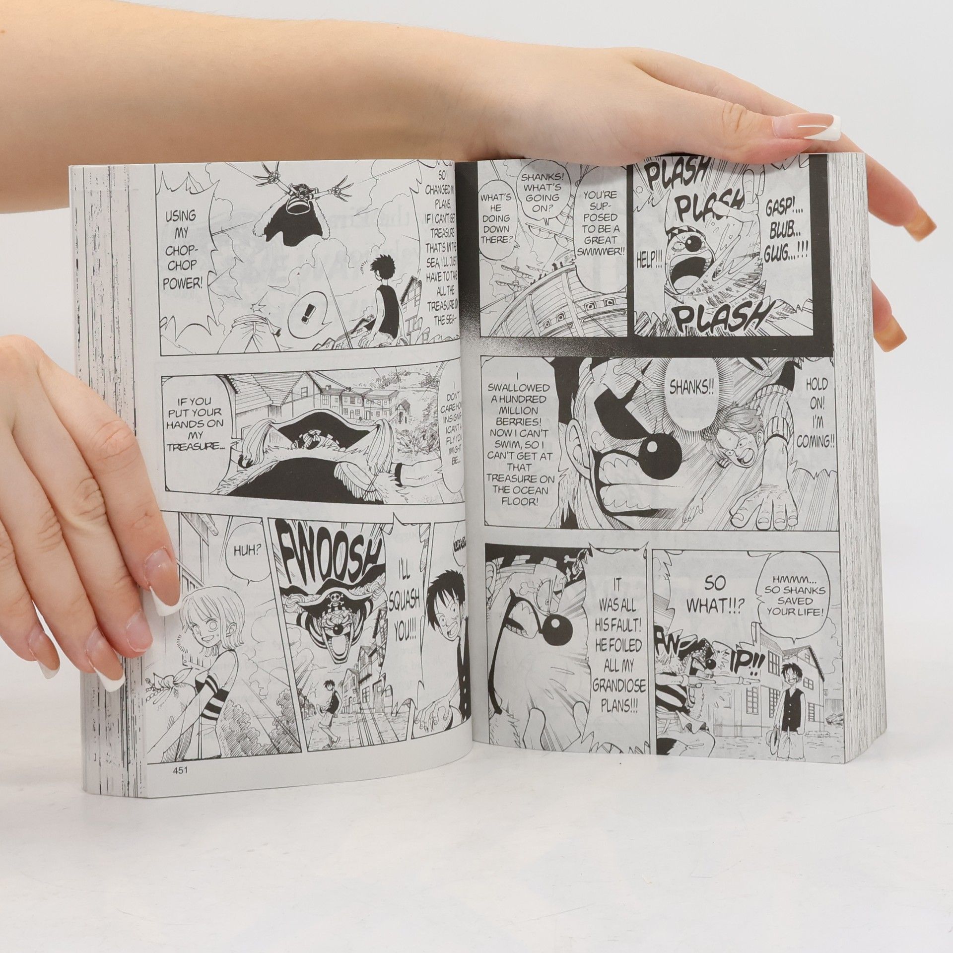 Eiichiro Oda One Piece. East Blue Vol. 1, 2, 3 (tři díly v jednom svazku)