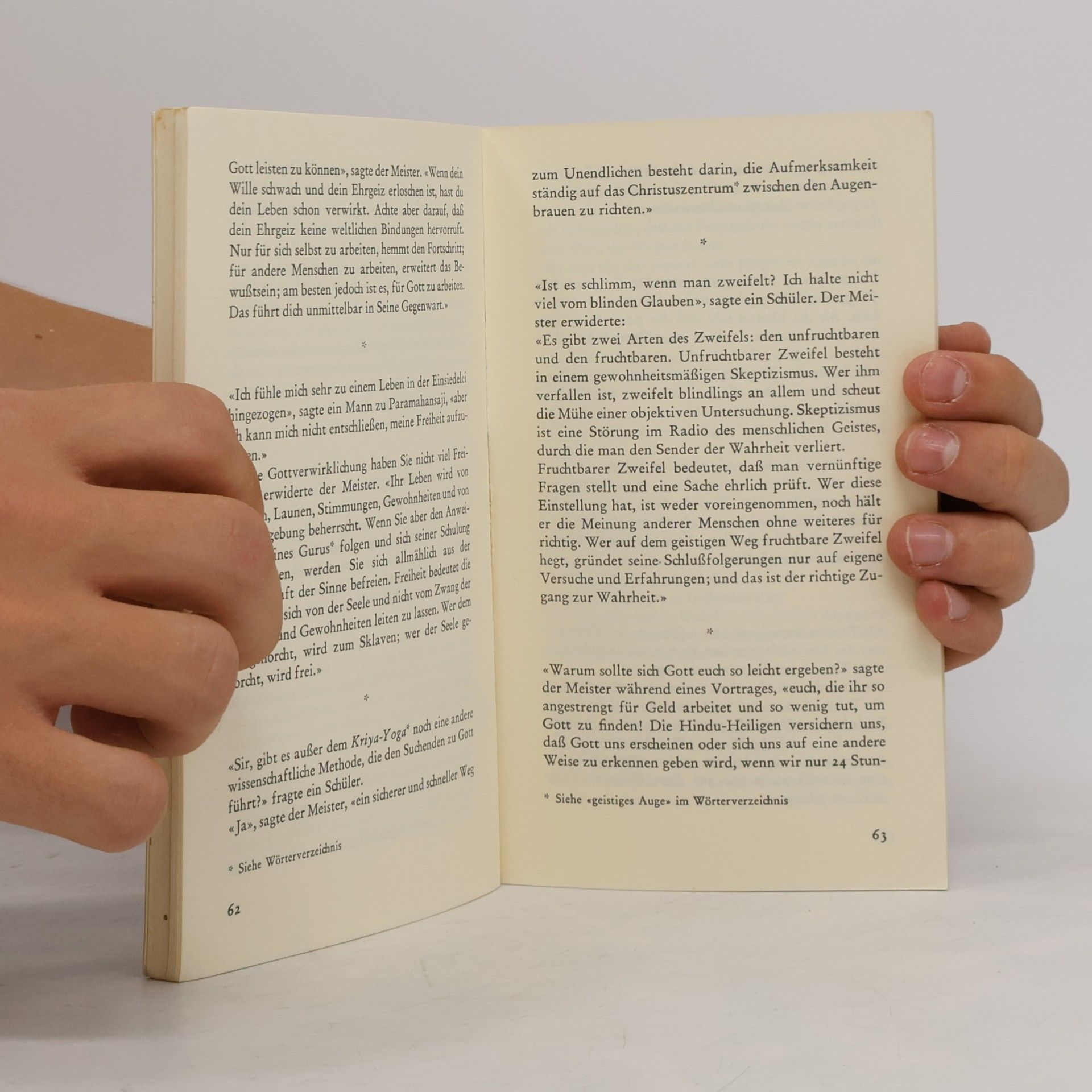 Paramahansa Yogananda Worte des Meisters