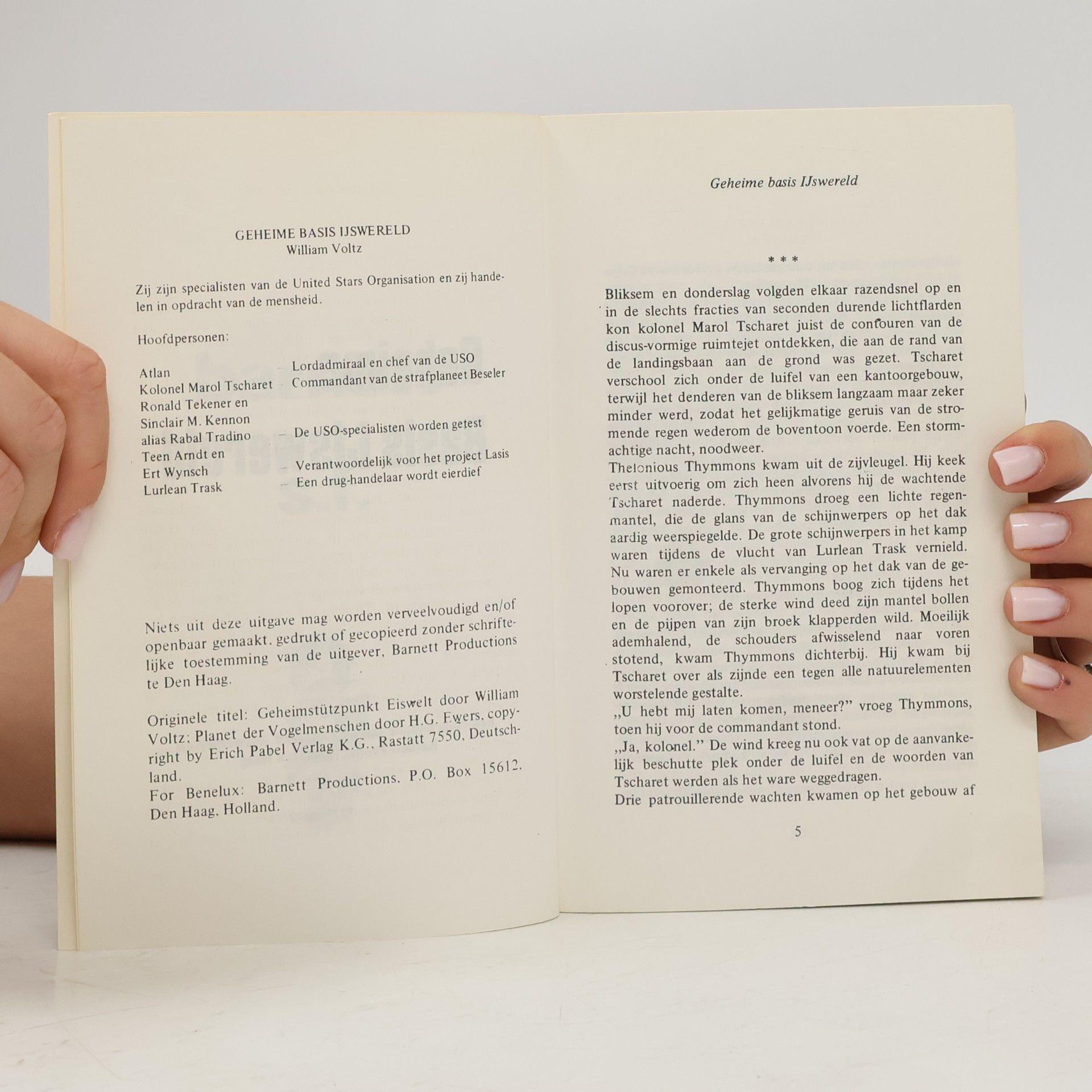 William Voltz Geheime basis ijswereld 5