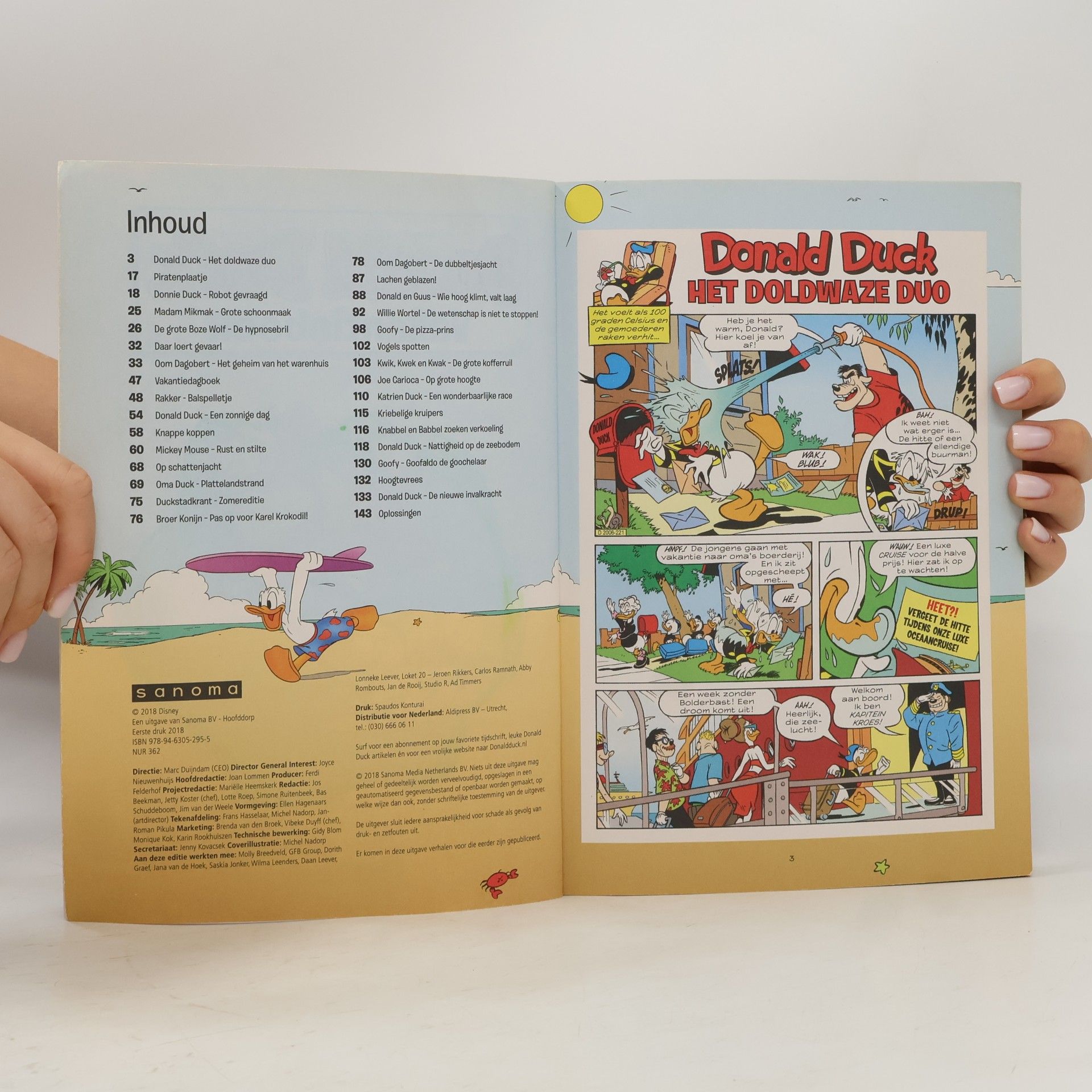 Donald Duck vakantieboek 2018