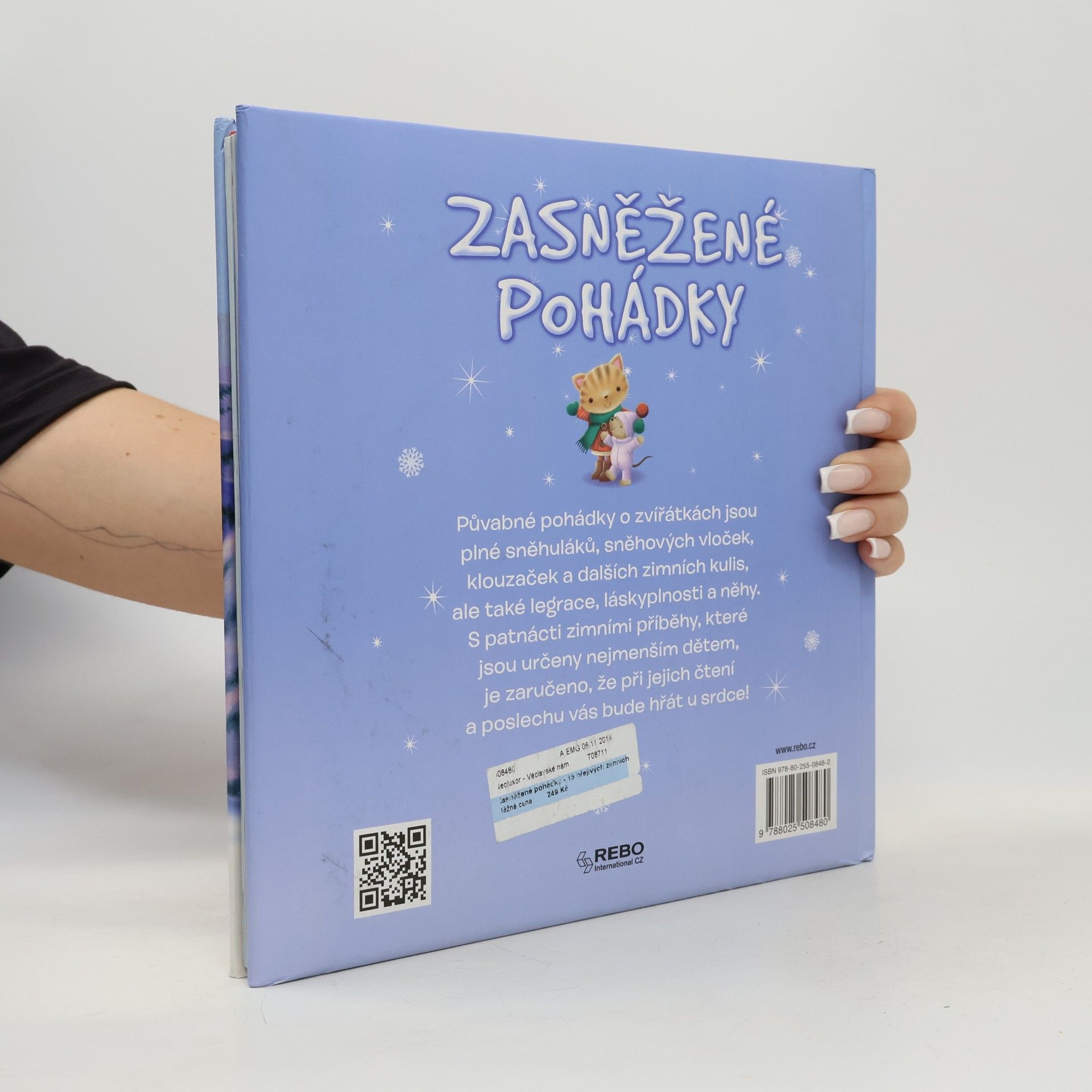 Kolektiv autorů Zasněžené pohádky - 15 hřejivých zimních pohádek o zvířátkách