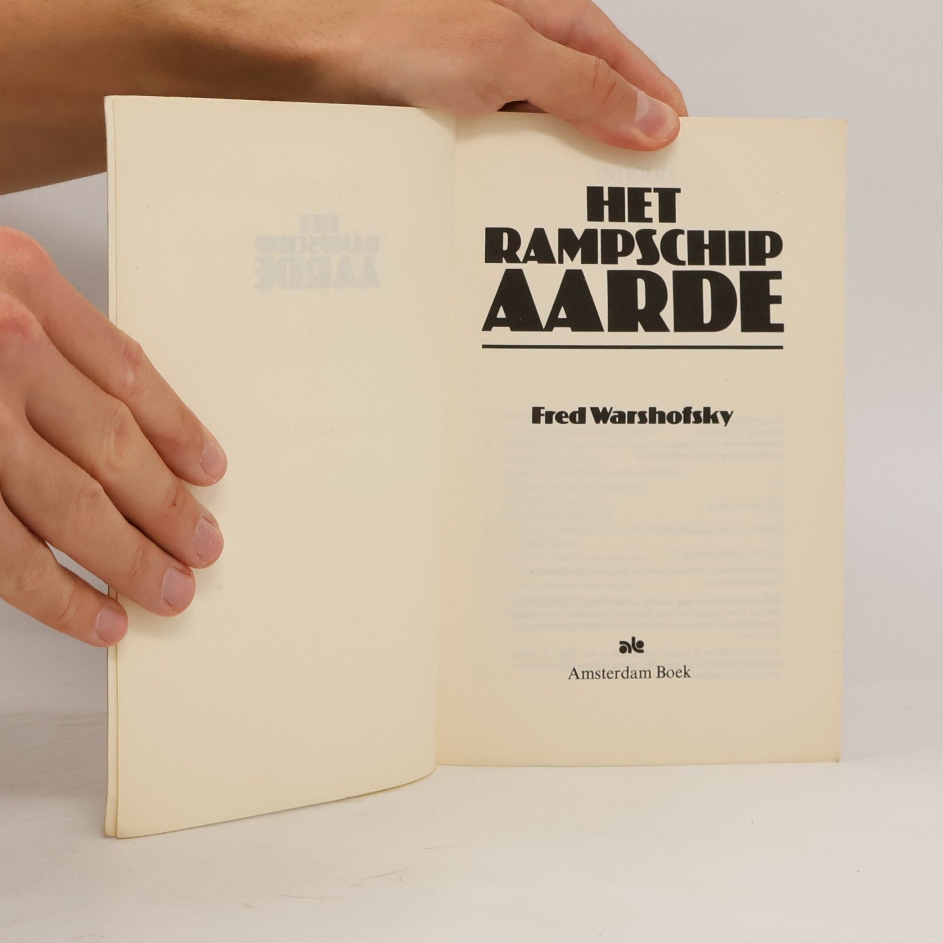 Unknown Author Het Rampschip Aarde