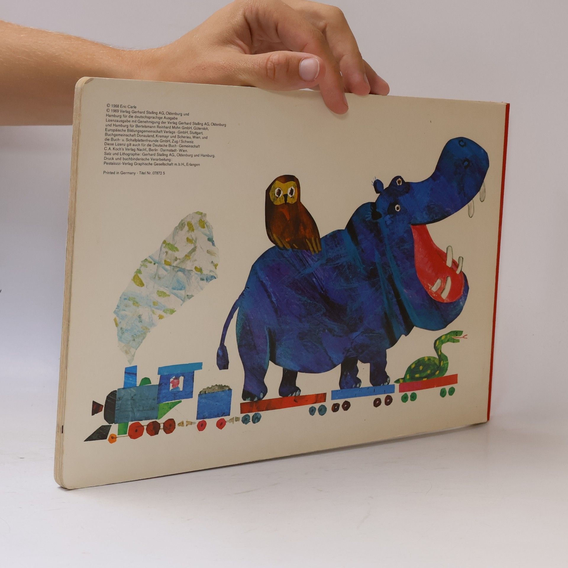 Eric Carle 1, 2, 3 ein Zug zum Zoo