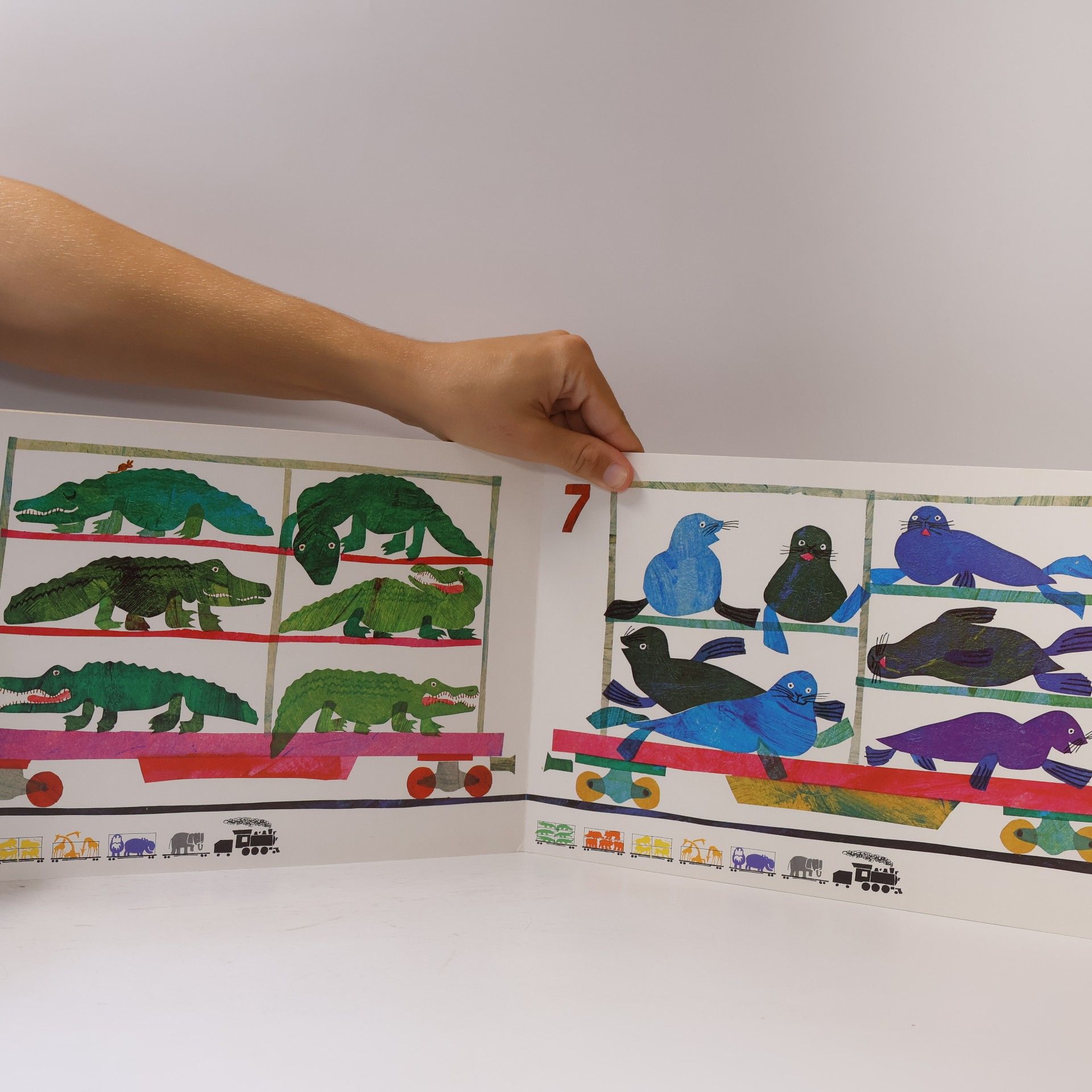 Eric Carle 1, 2, 3 ein Zug zum Zoo