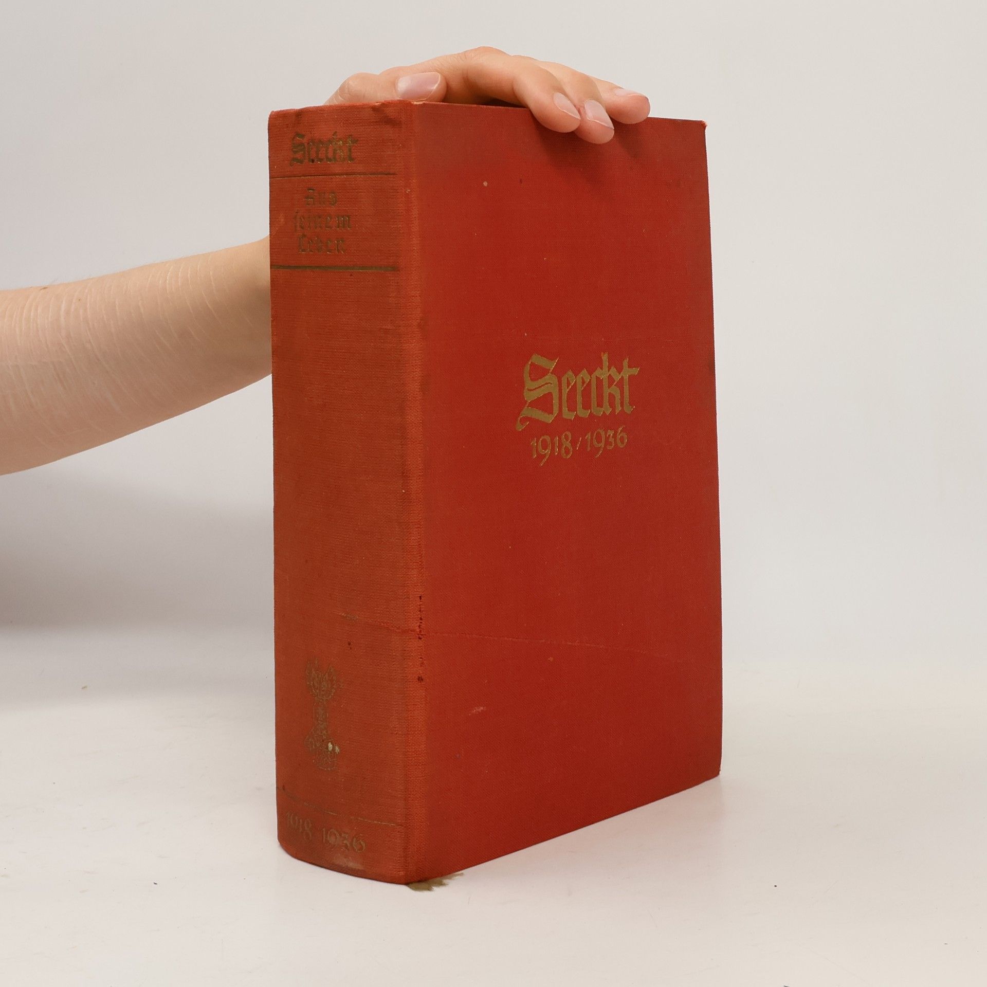 Aus seinem Leben 1918–1936