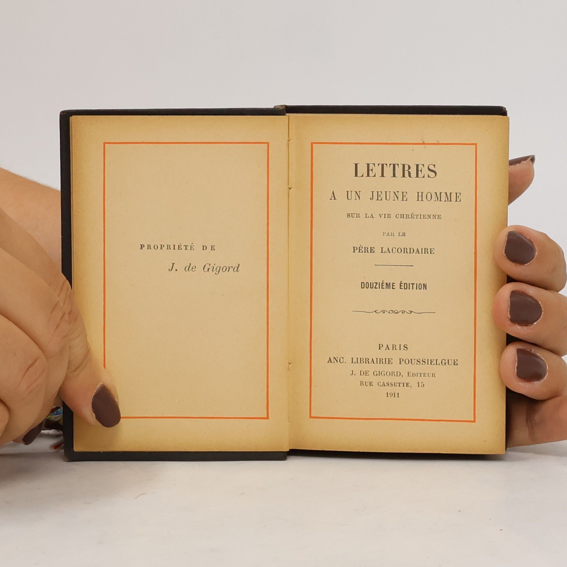 Jean Baptiste Henri Dominique de Lacordaire Lettres à un jeune homme sur la vie chrétienne