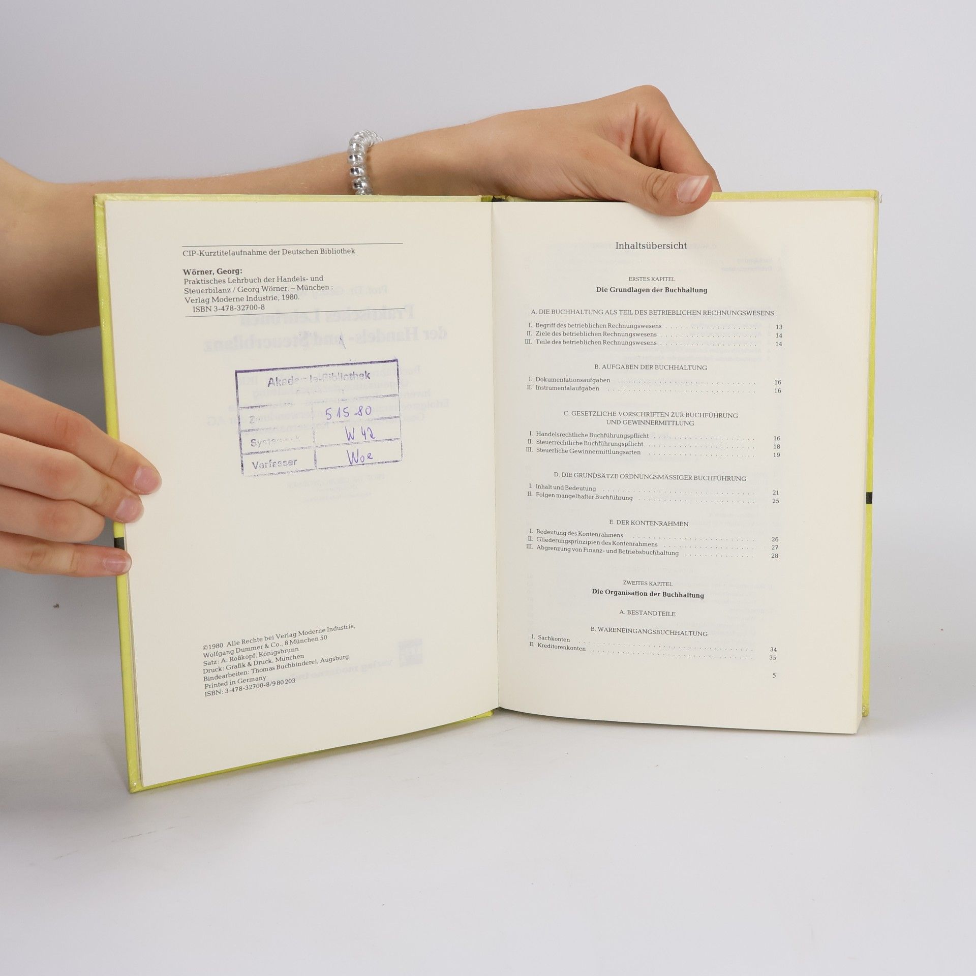 Georg Wörner Praktisches Lehrbuch der Handels- und Steuerbilanz