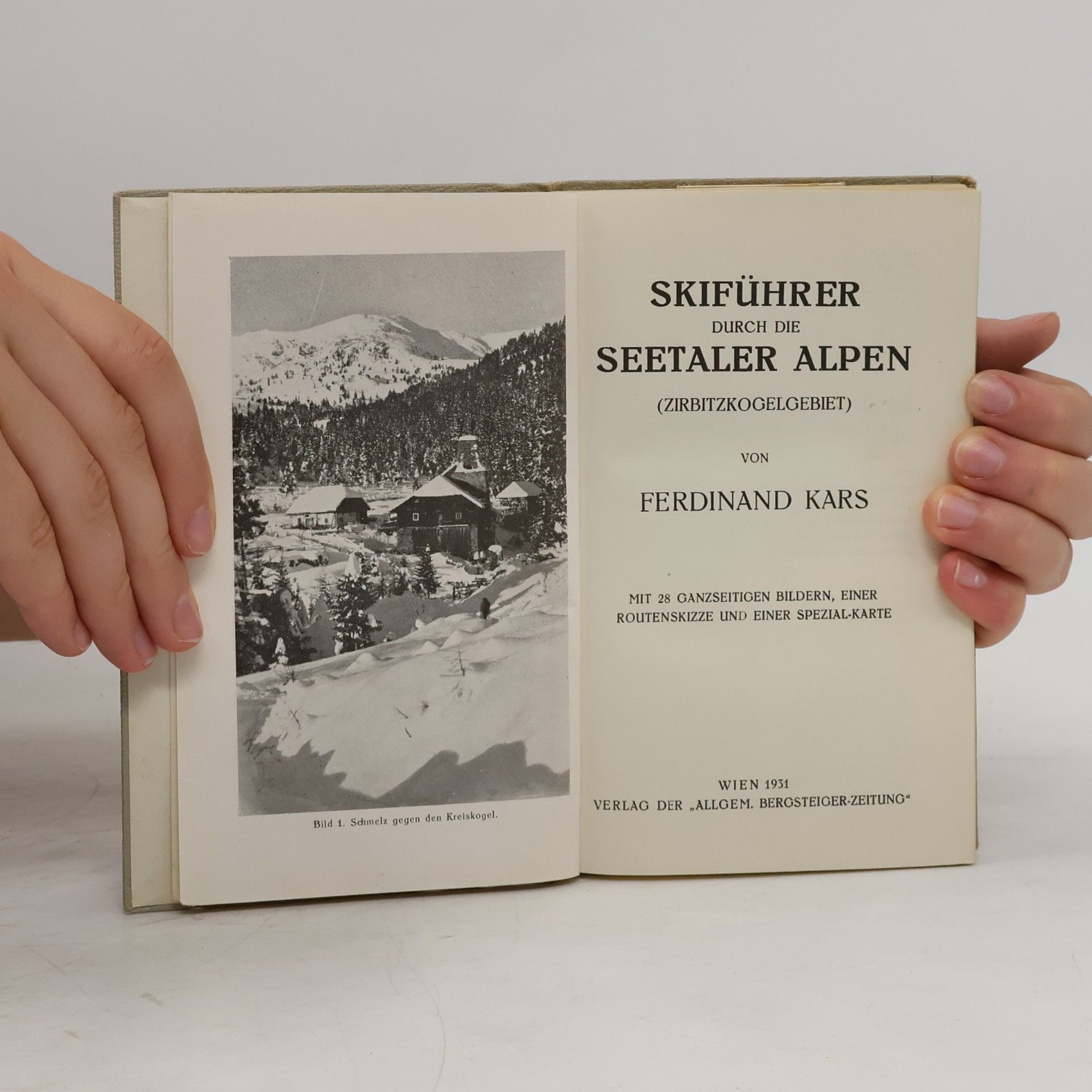 Ferdinand Karsch Skiführer Durch die Seetaler Alpen