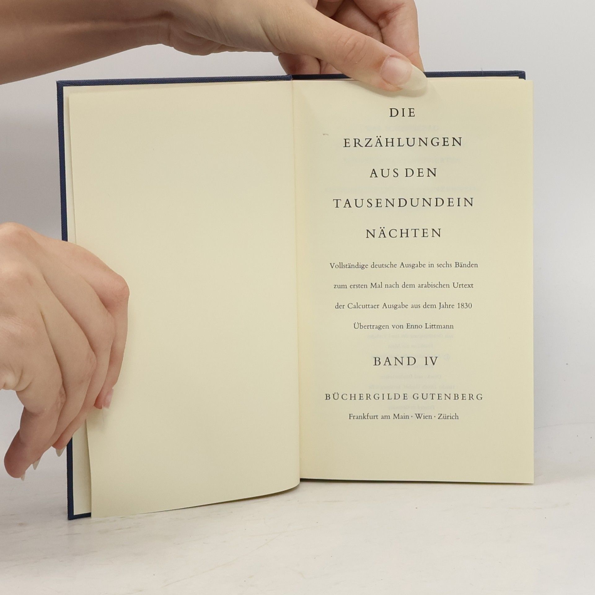 Autorenkollektiv Die Erzählungen aus den Tausendundein Nächten. Band IV.