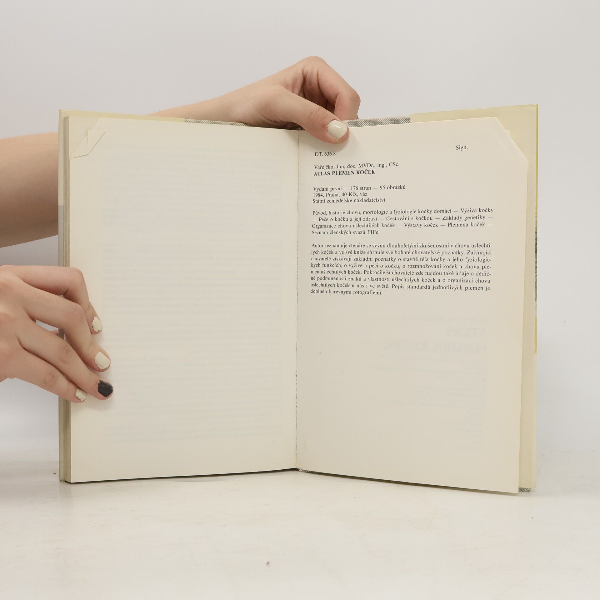 Jan Vařejčko Atlas plemen koček