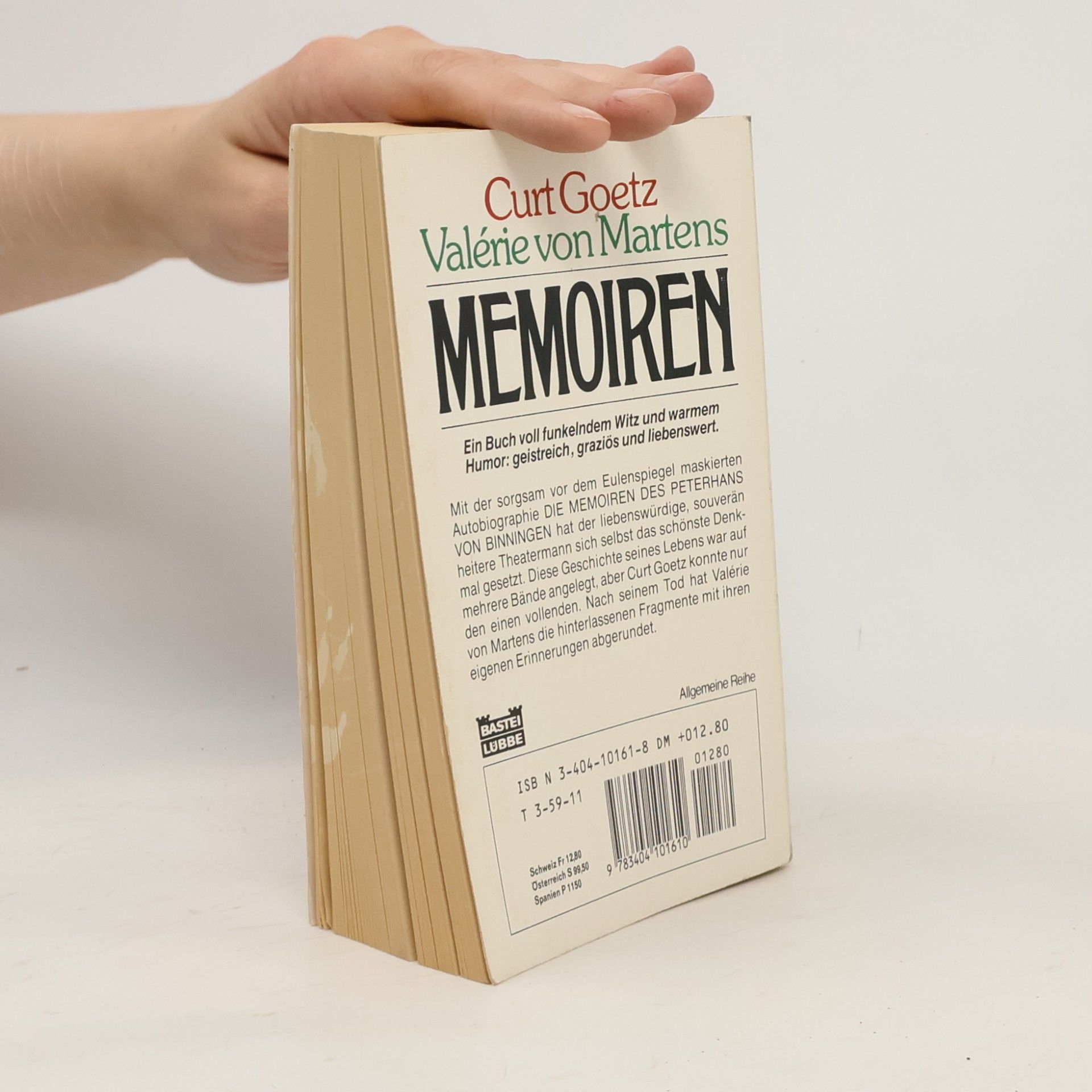 Curt Goetz Memoiren