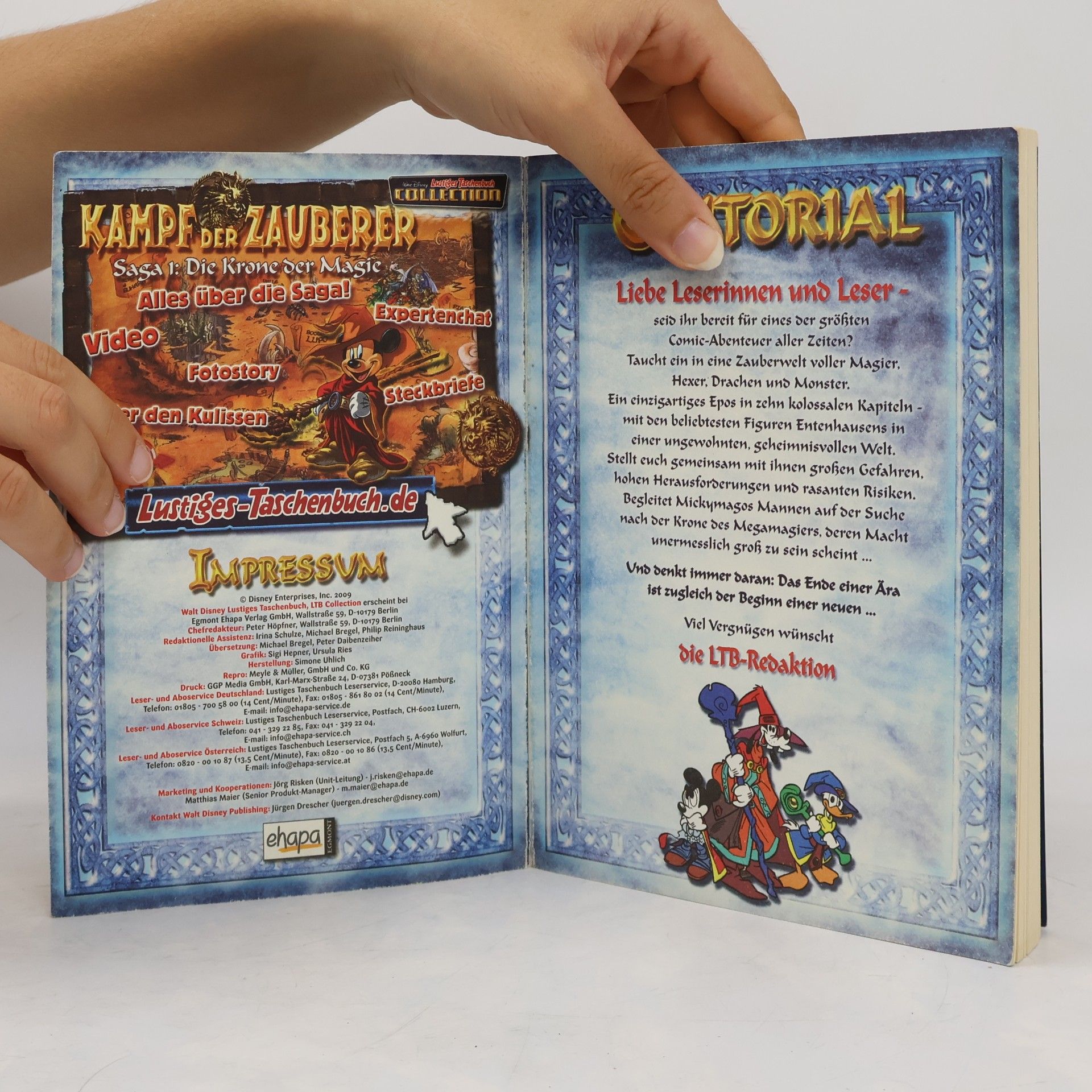 Walt Disney Lustiges Taschenbuch Collection. Kampf der Zauberer 1. Die Krone der Magie