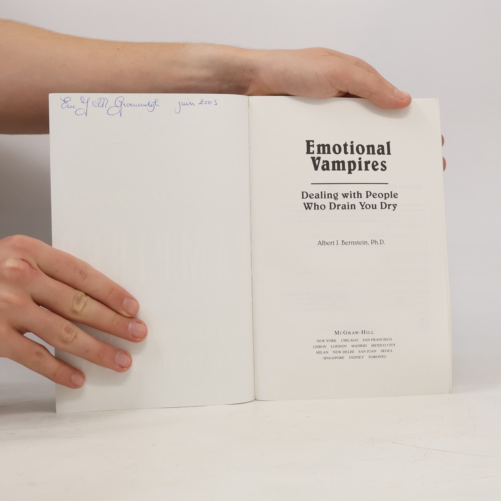 Albert J. Bernstein Emotional Vampires