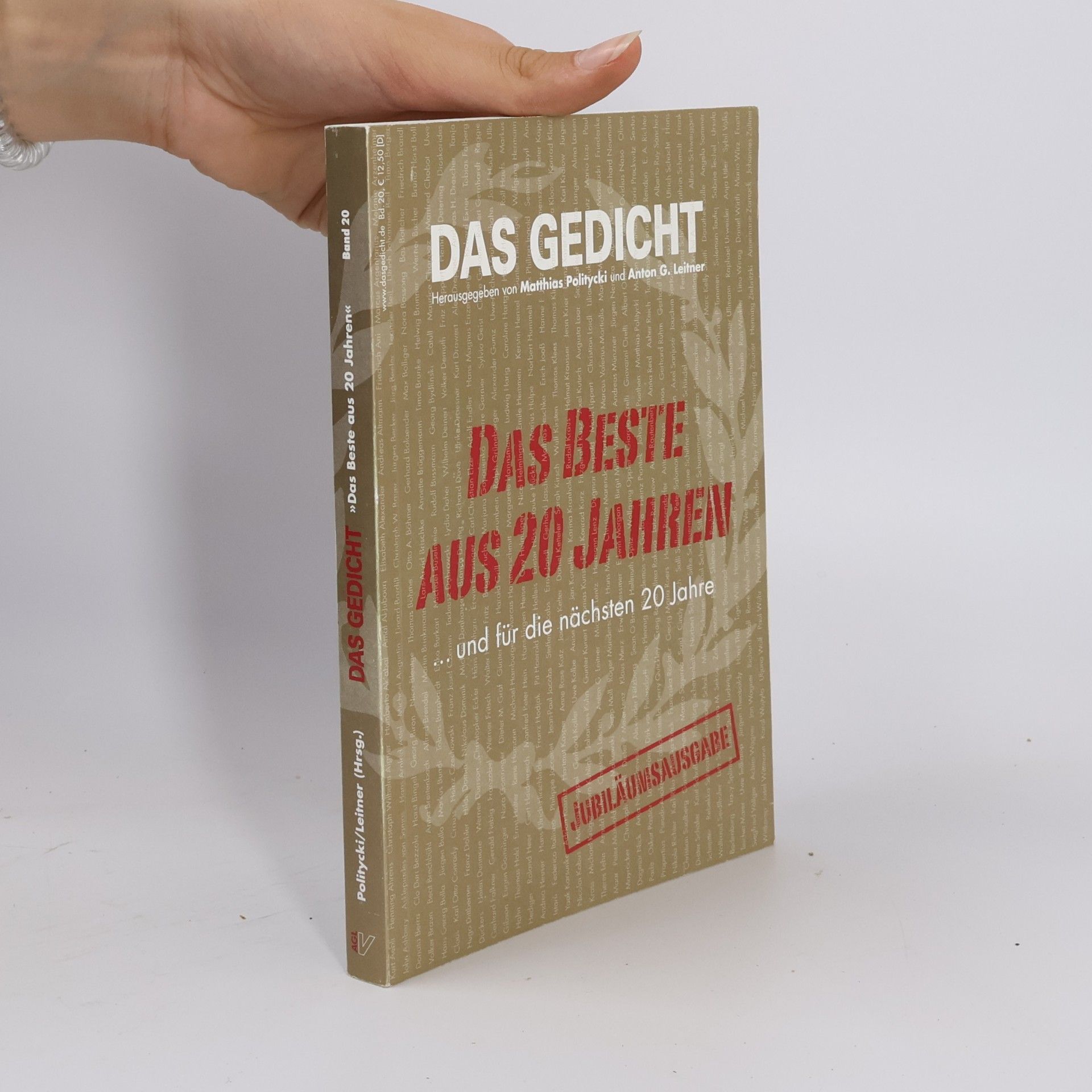 Das Gedicht. Das Beste aus 20 Jahren. Band 20