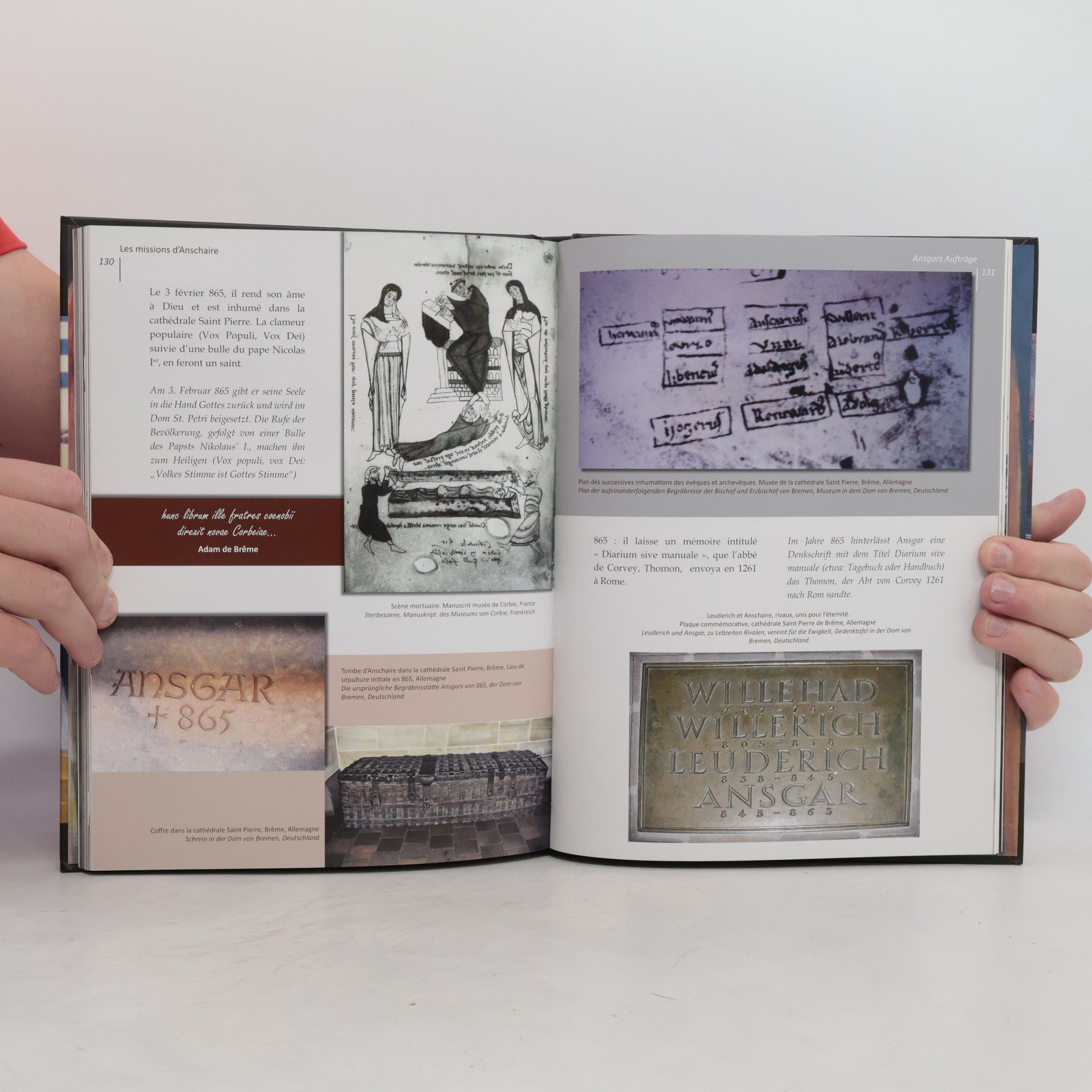 Mickael Ansger Ansgar Missionen in Wikinger Ländern - Dokumentarbuch über Ansgars Leben (801-865) (zweisprachig)