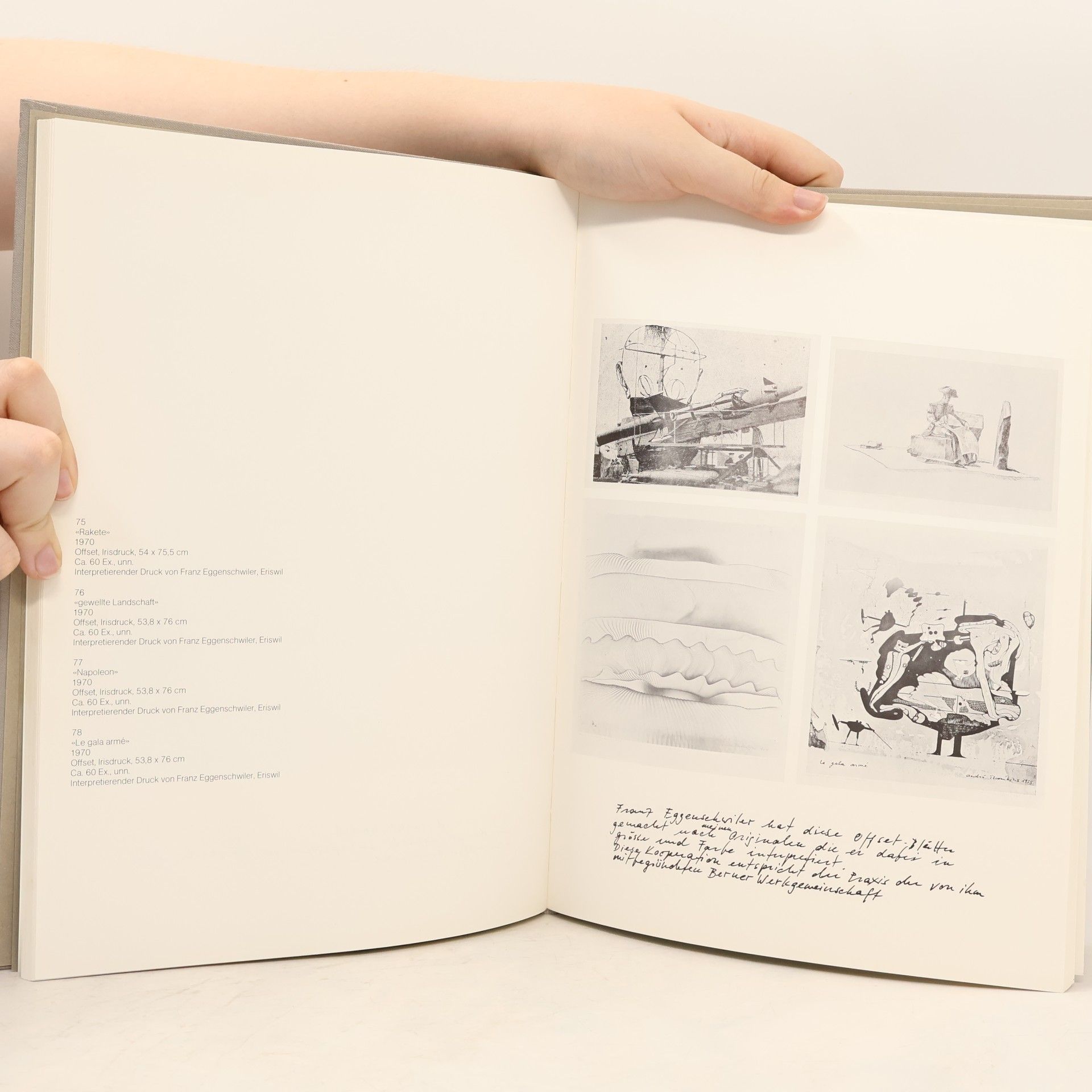 Andre Thomkins Die Druckgrafik und Monotypisches