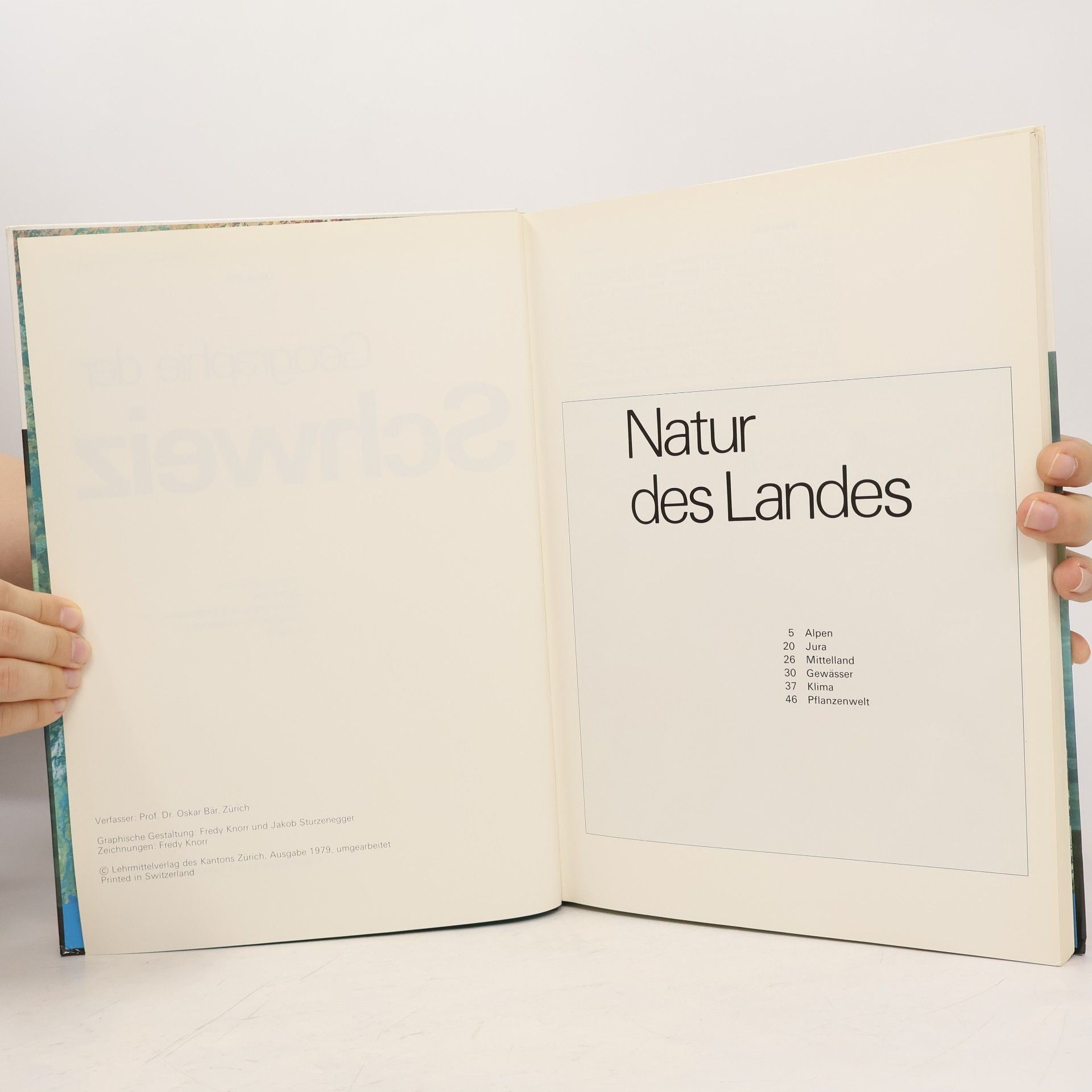 Oskar Bär Geographie der Schweiz