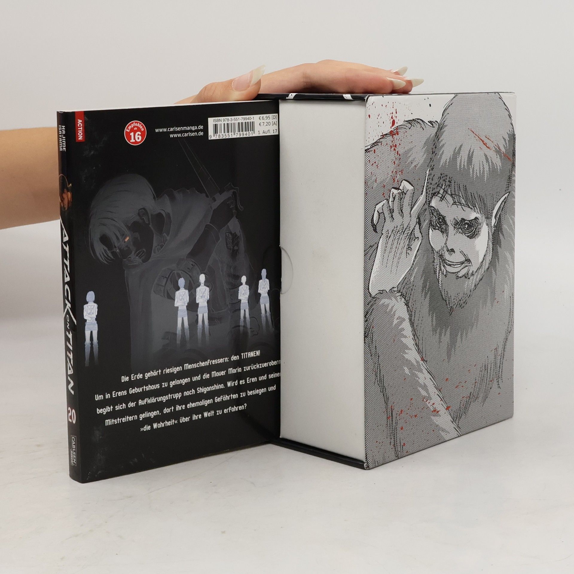 Hajime Isayama Attack on Titan, Band 20 im Sammelschuber mit Extra
