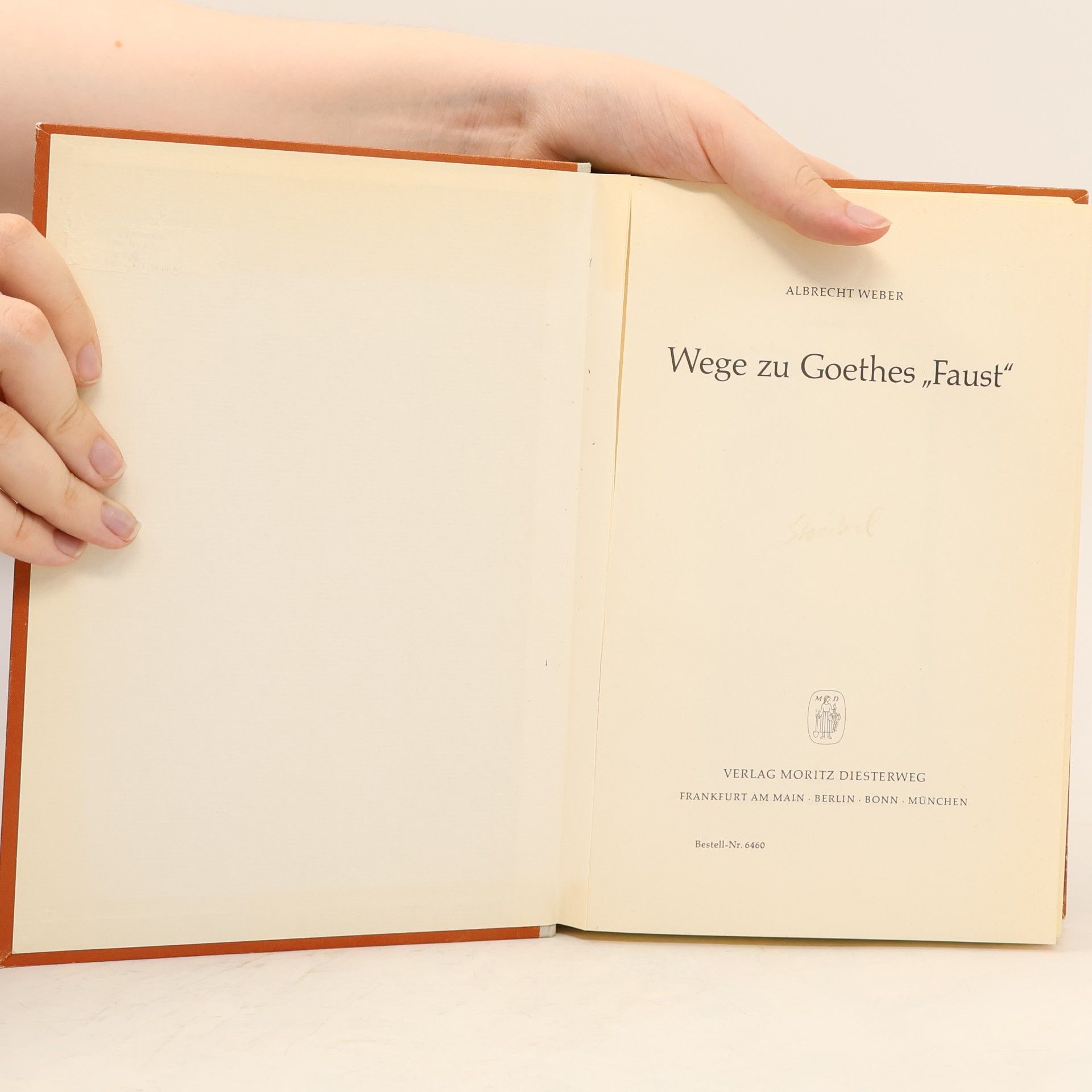 Albrecht Weber Wege Zu Goethes Faust