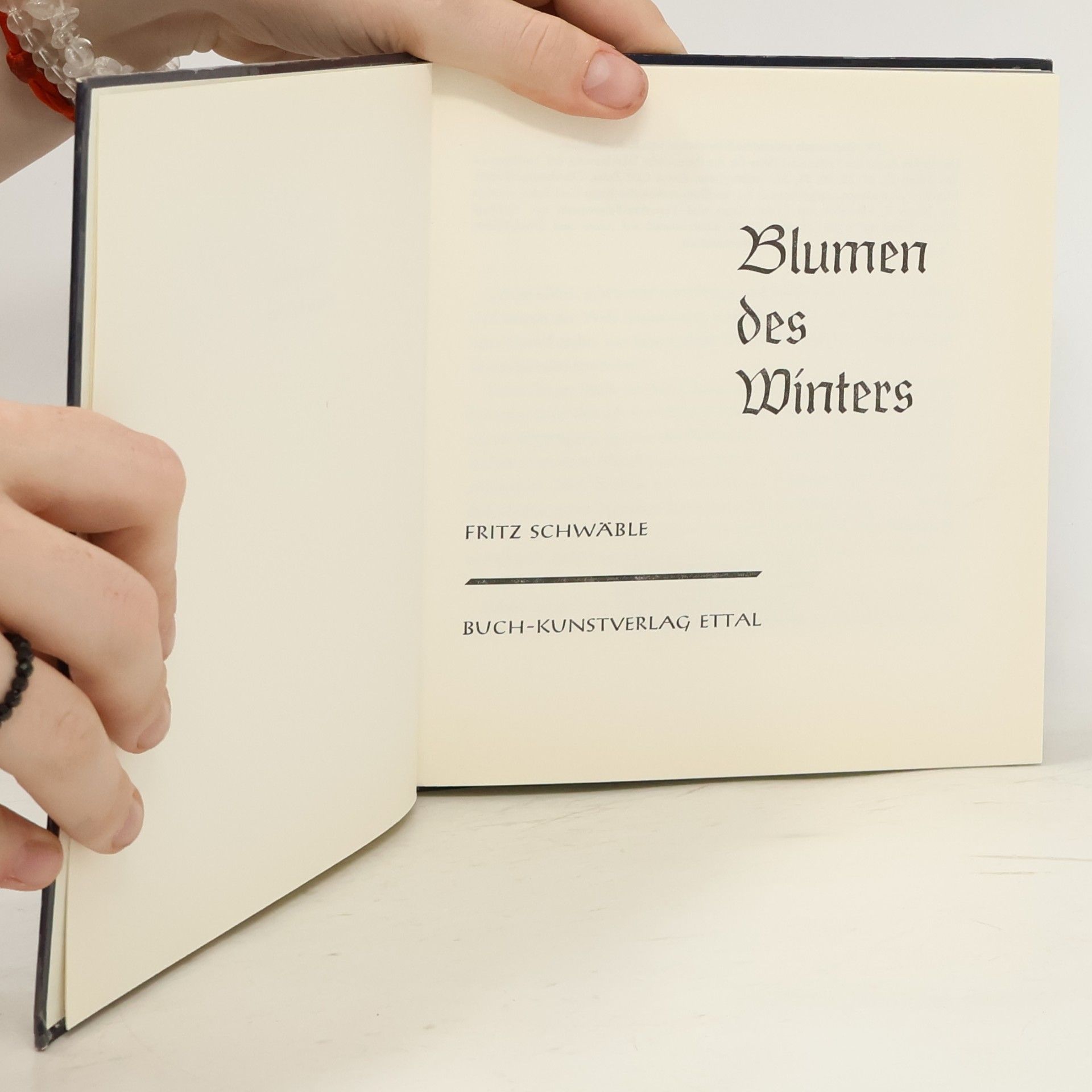 Fritz Schwäble Blumen des Winters