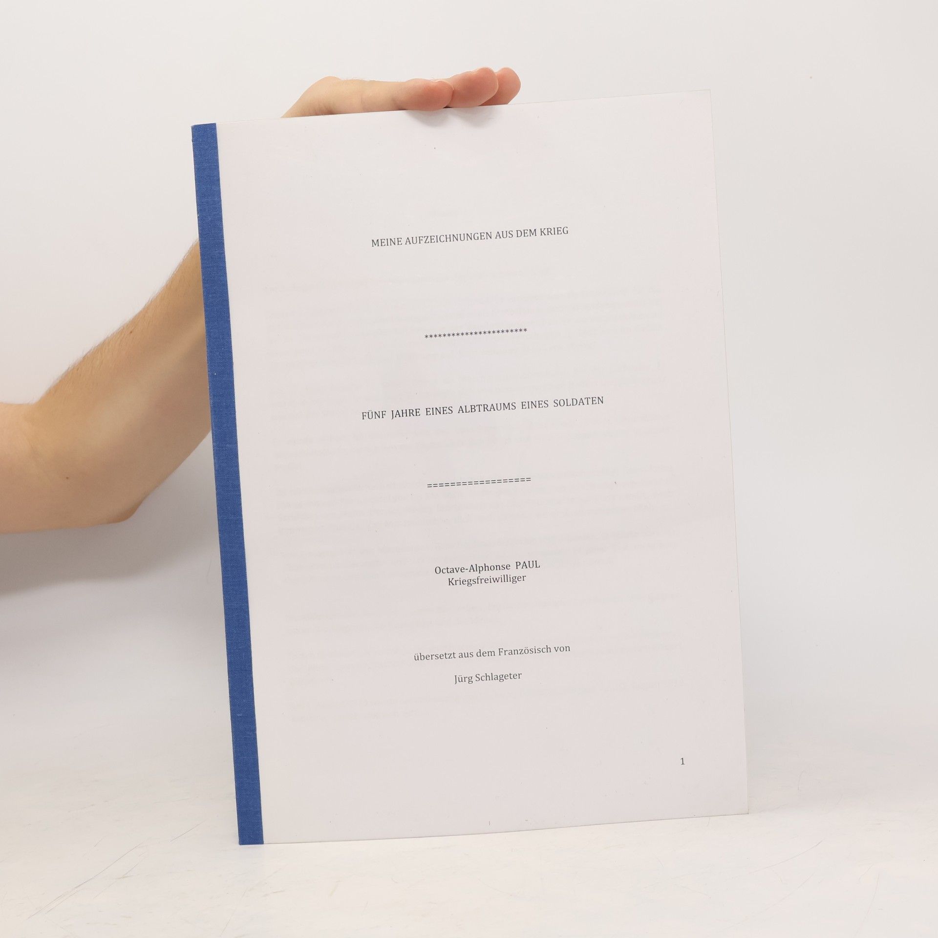 Autores varios Meine Aufzeichnungen aus dem Krieg