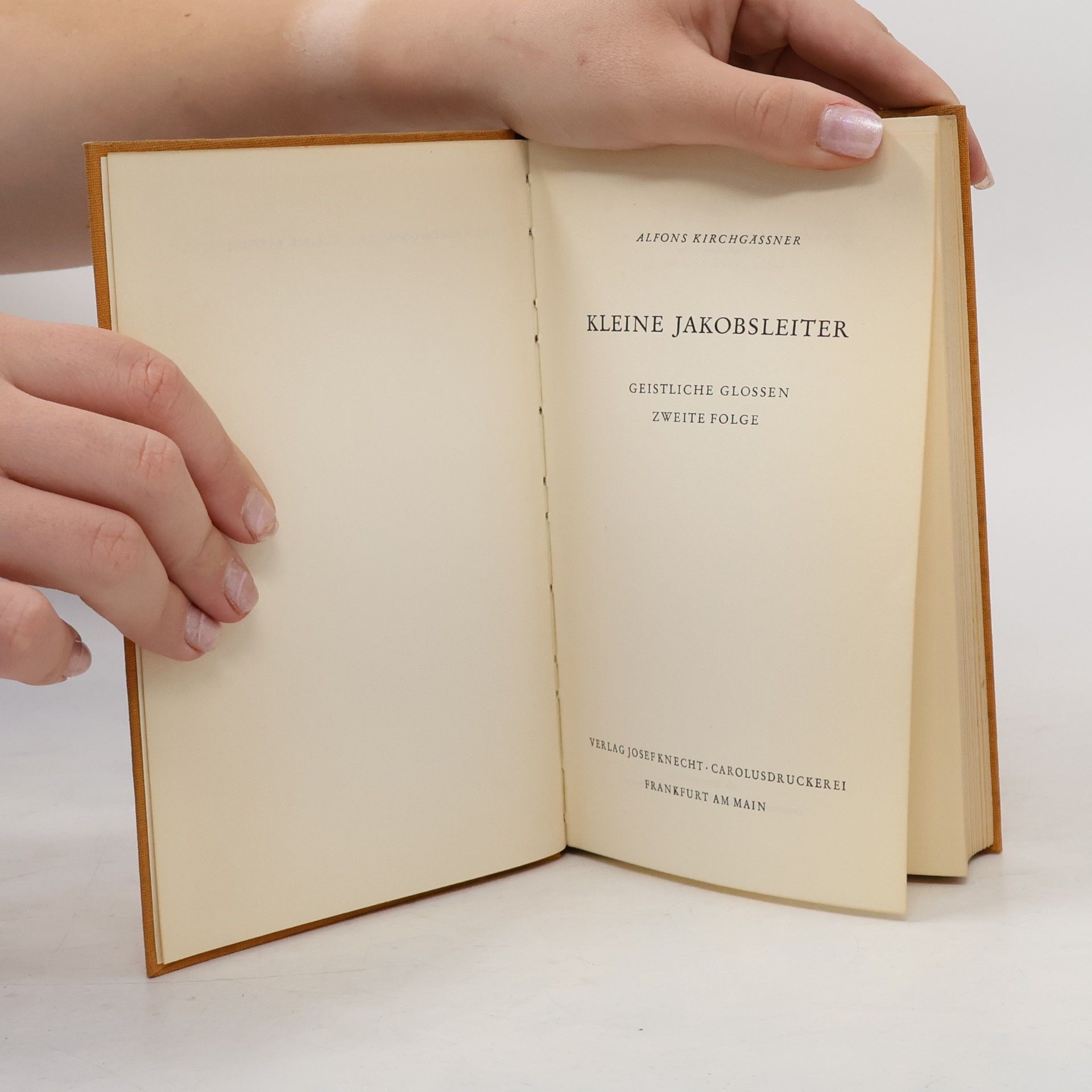 Alfons Kirchgässner Kleine Jakobsleiter