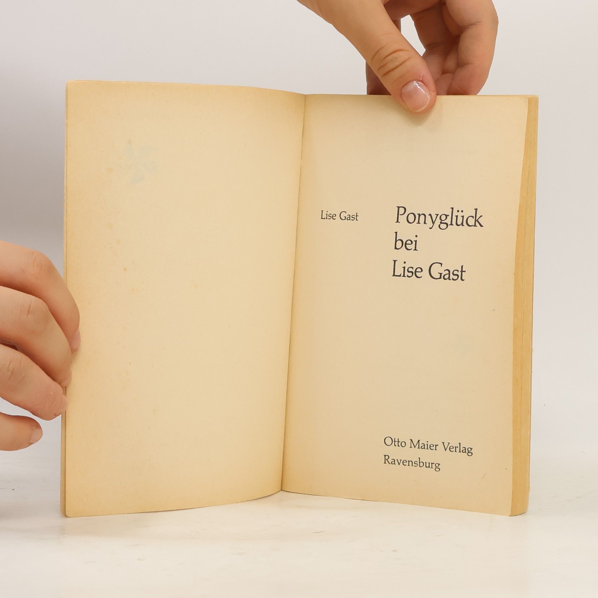 Lise Gast Ponyglück