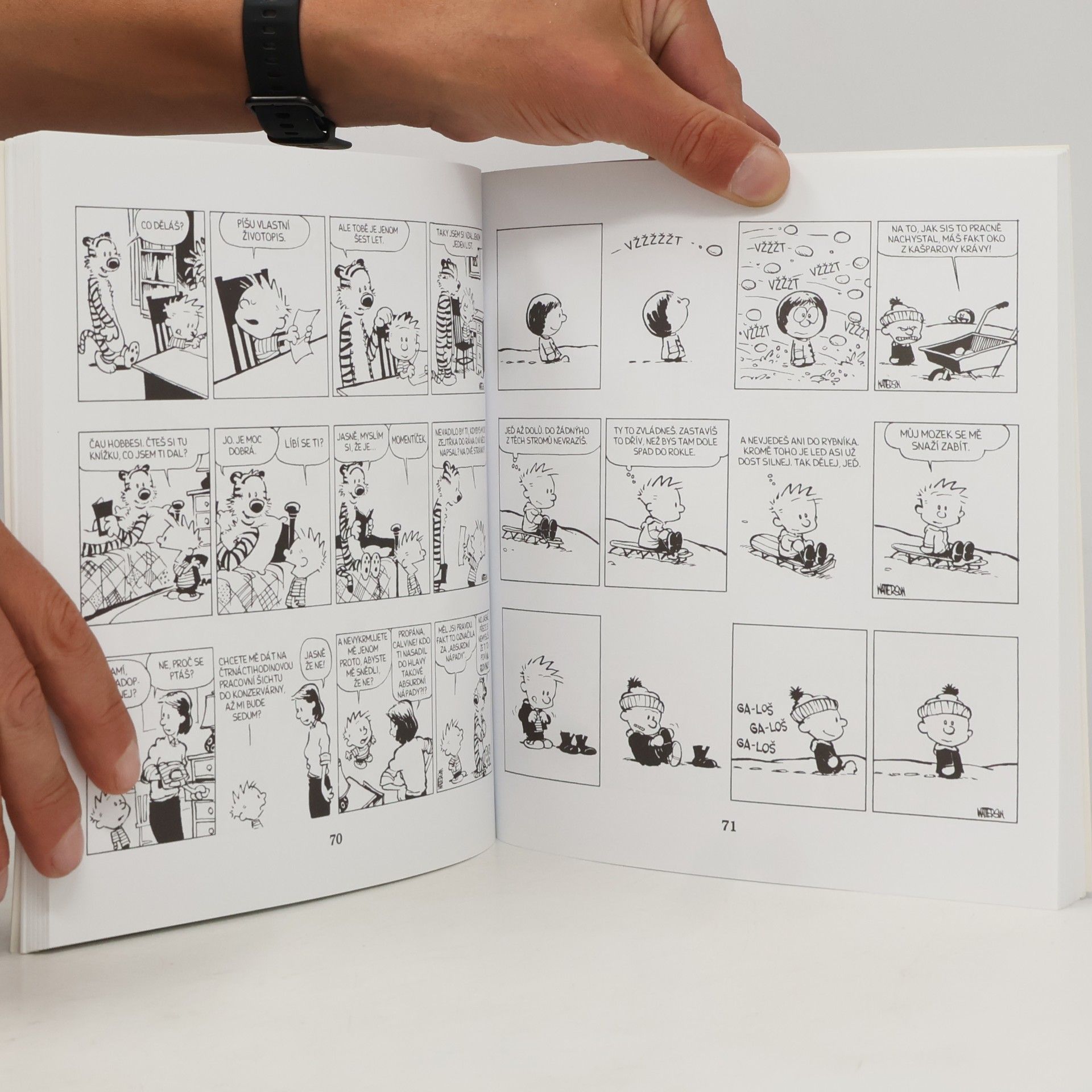 Bill Watterson Pod postelí něco slintá