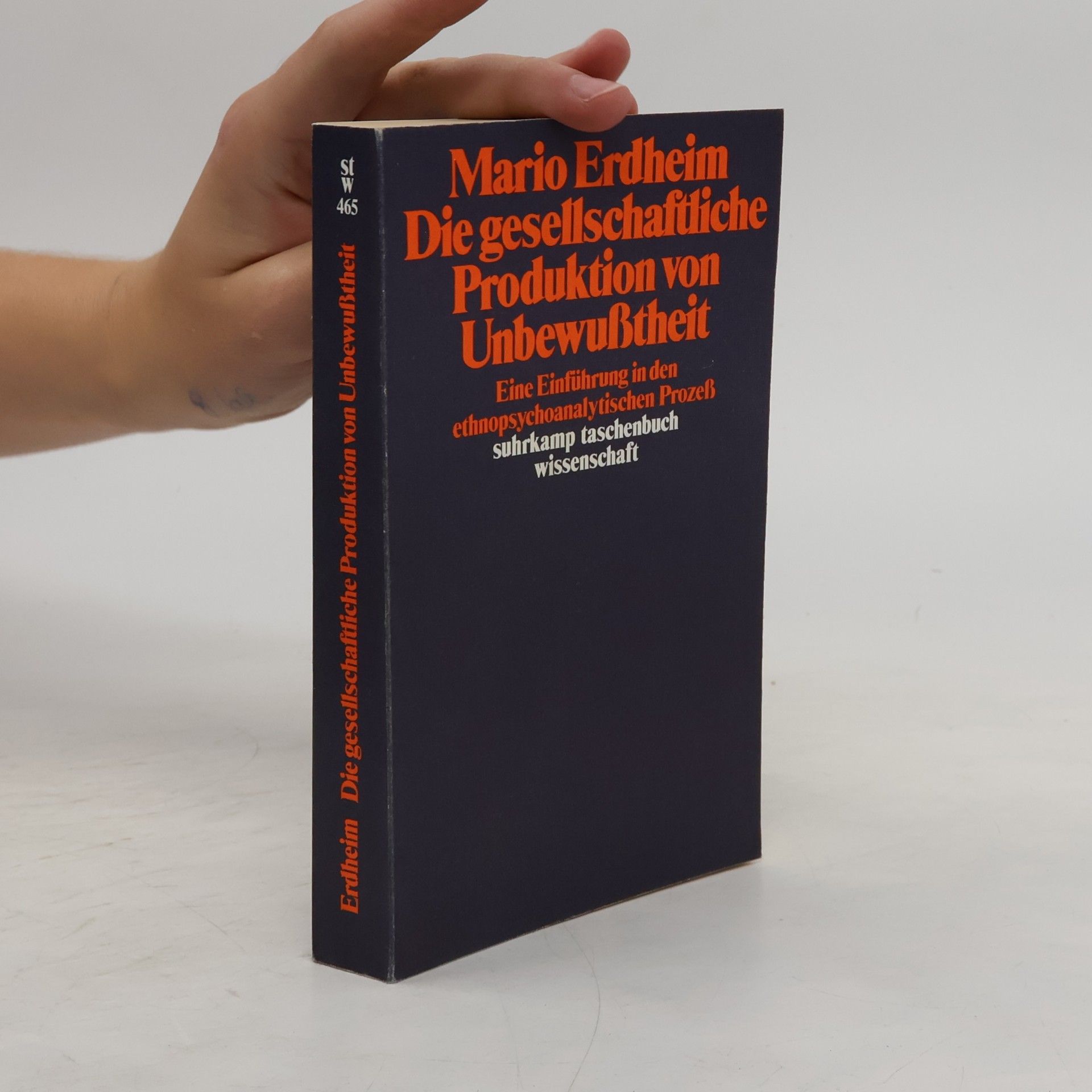 Mario Erdheim Die gesellschaftliche Produktion von Unbewusstheit