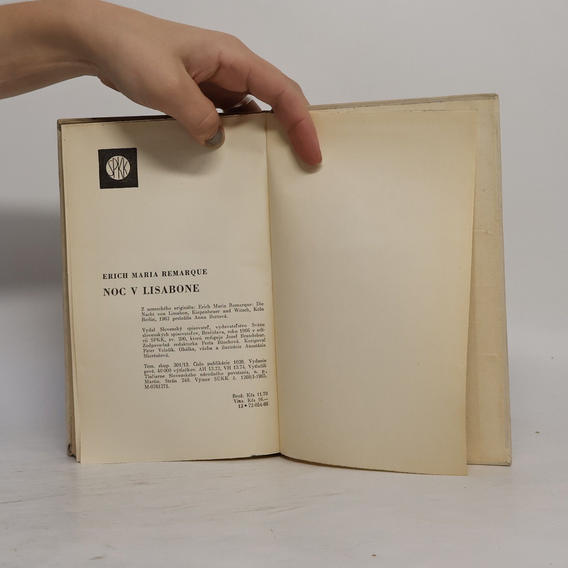 Erich Maria Remarque Noc v Lisabone