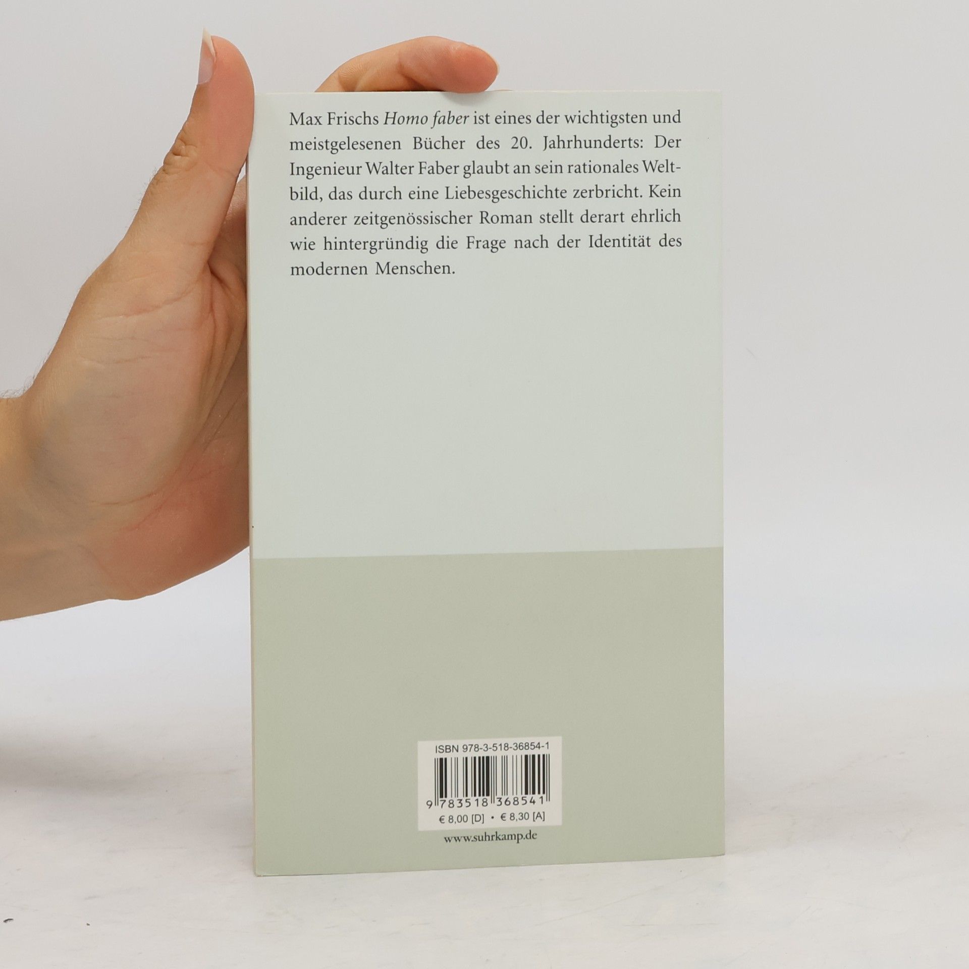 Max Frisch  Homo faber
