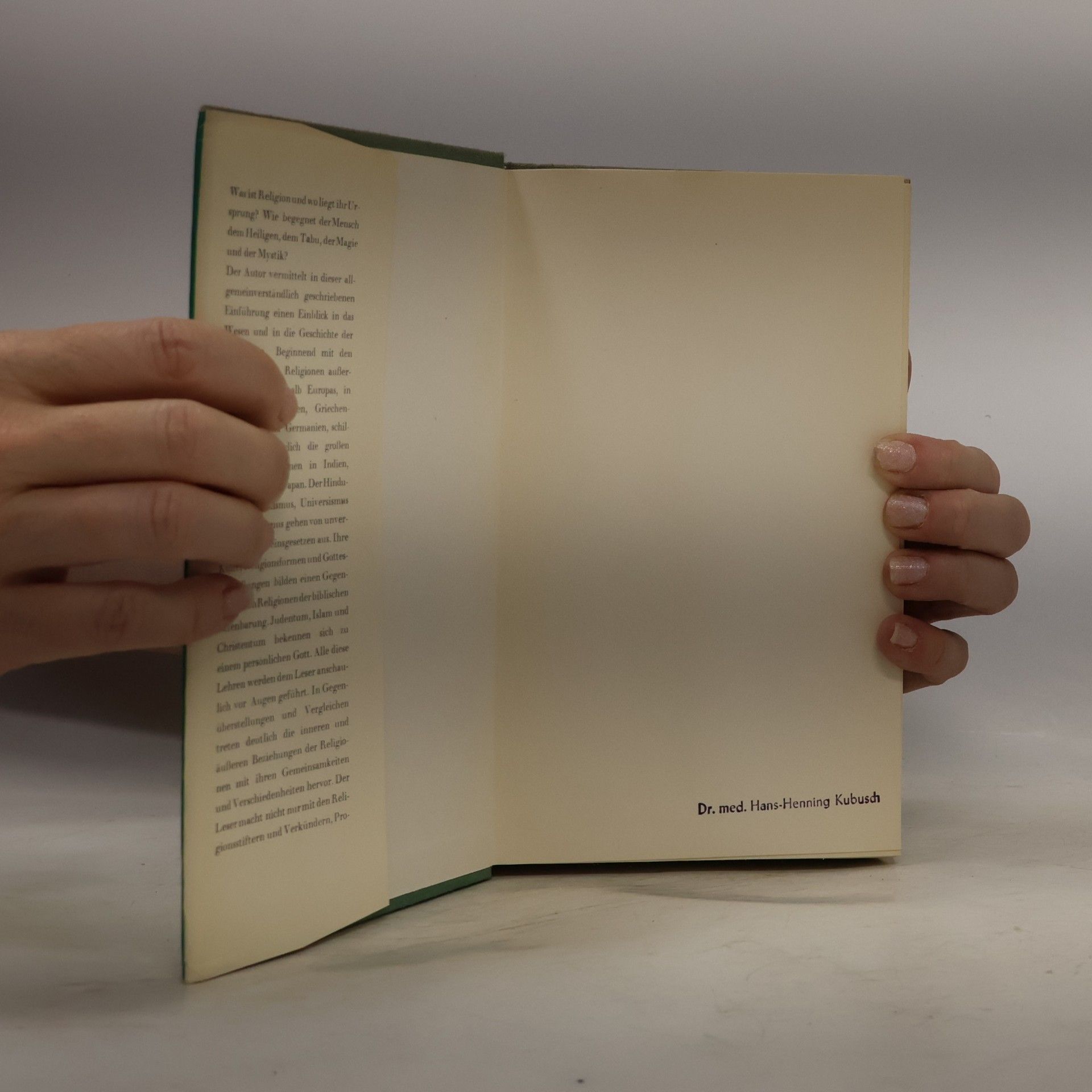 Hans-Joachim Schoeps Religionen. Wesen und Geschichte