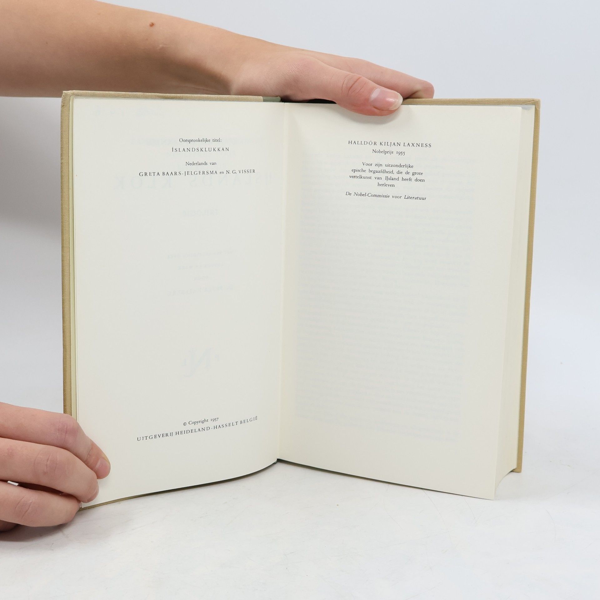 Halldór Laxness Ijslands klok