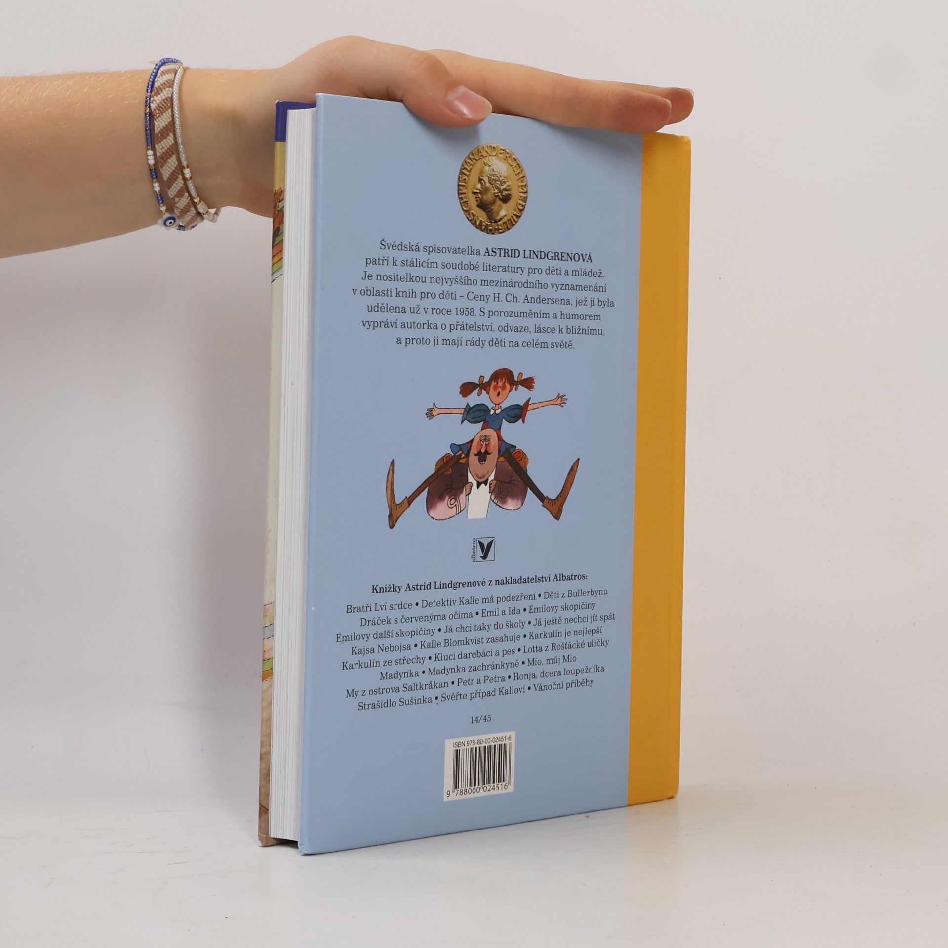 Astrid Lindgren Pipi Dlouhá punčocha