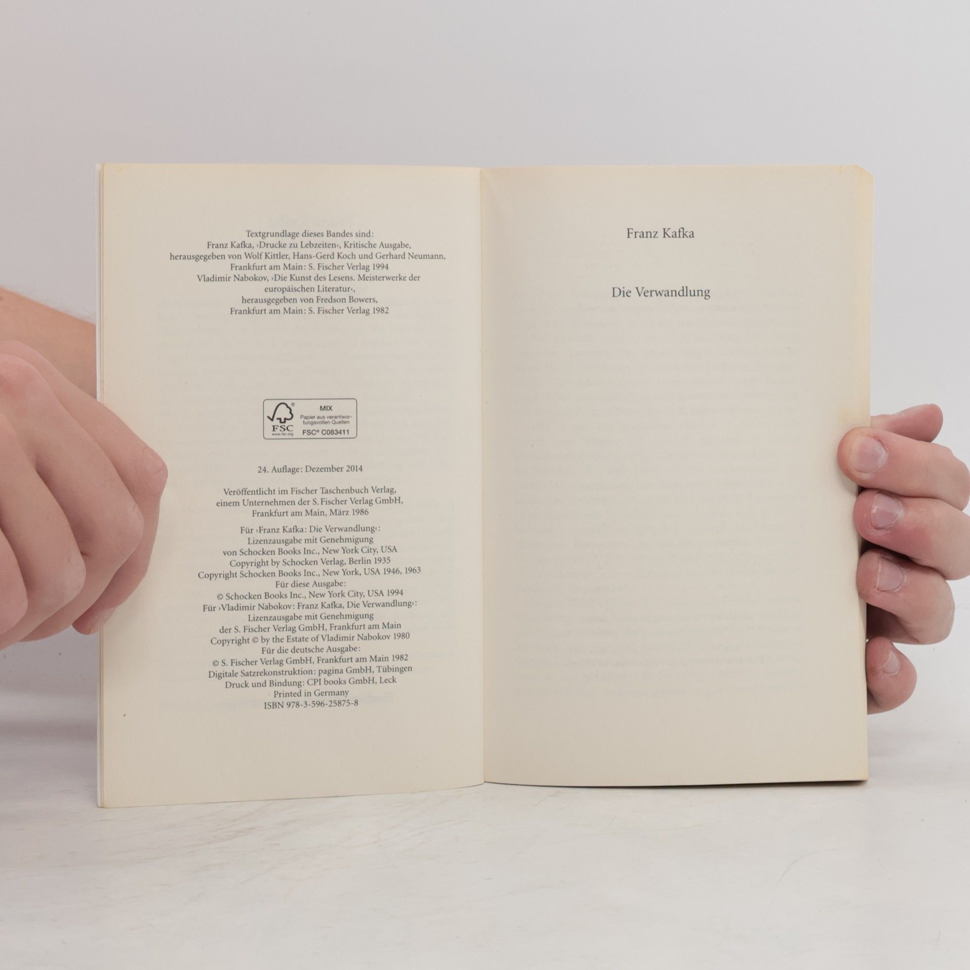 Franz Kafka Die Verwandlung