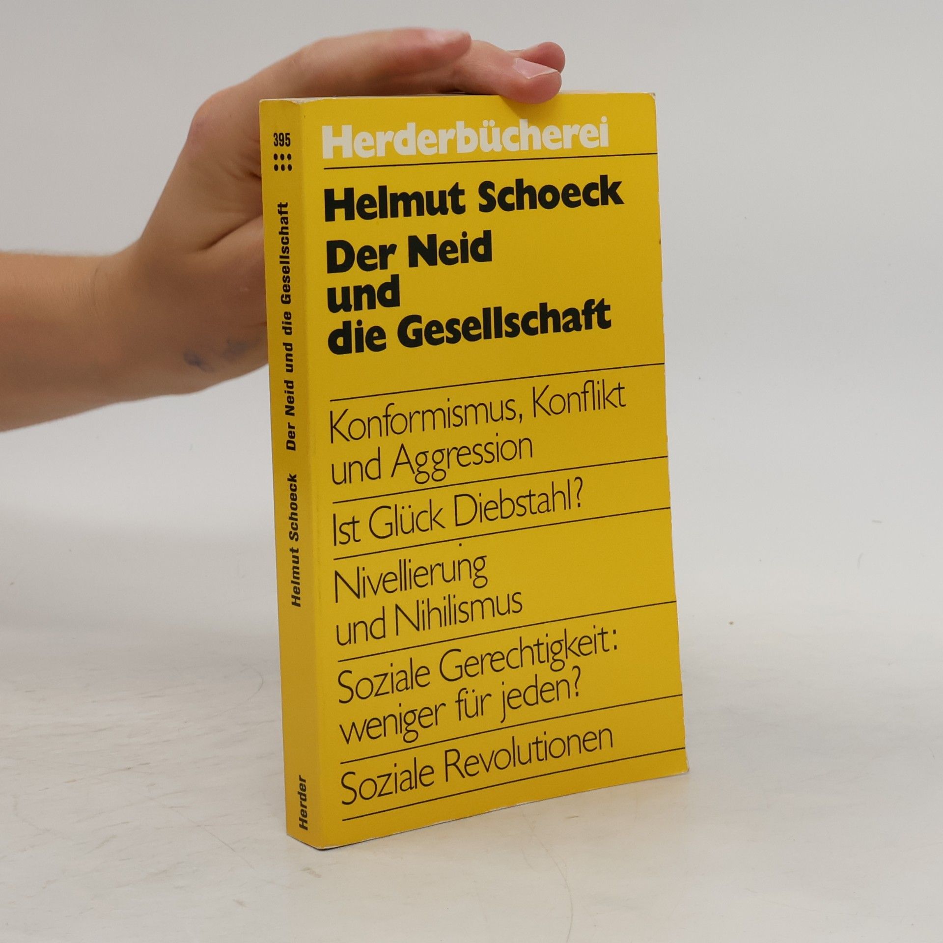 Helmut Schoeck Der Neid und die Gesellschaft