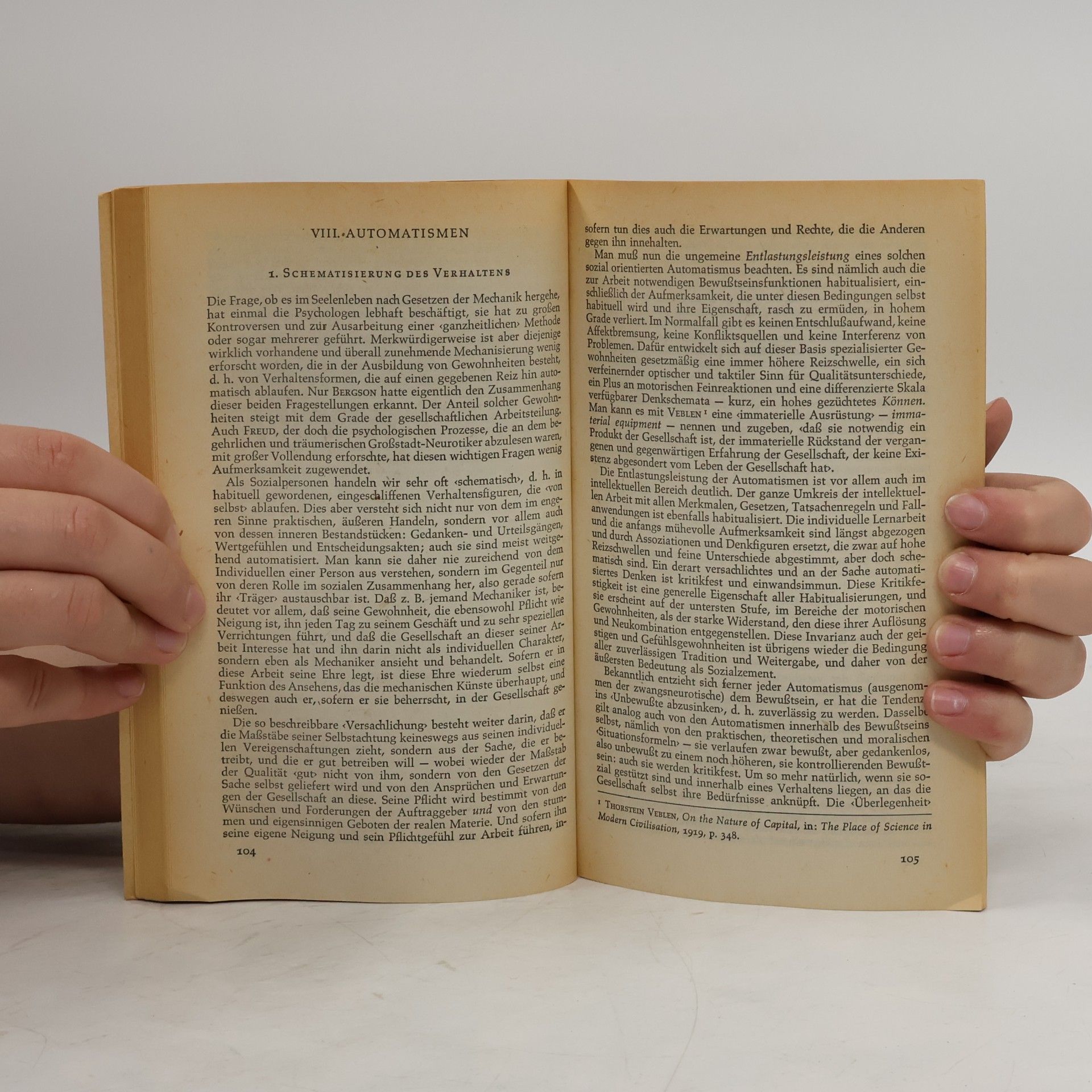 Arnold Gehlen Sozialpsychologie