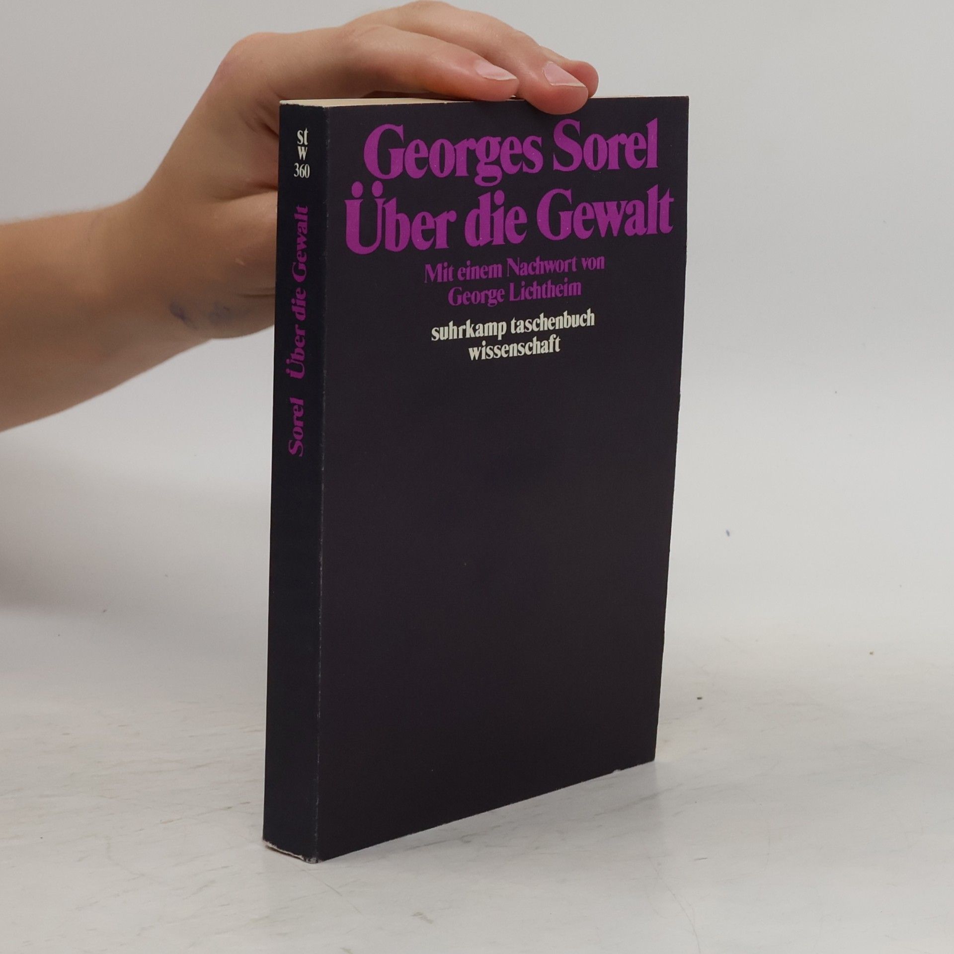 Georges Sorel Über die Gewalt