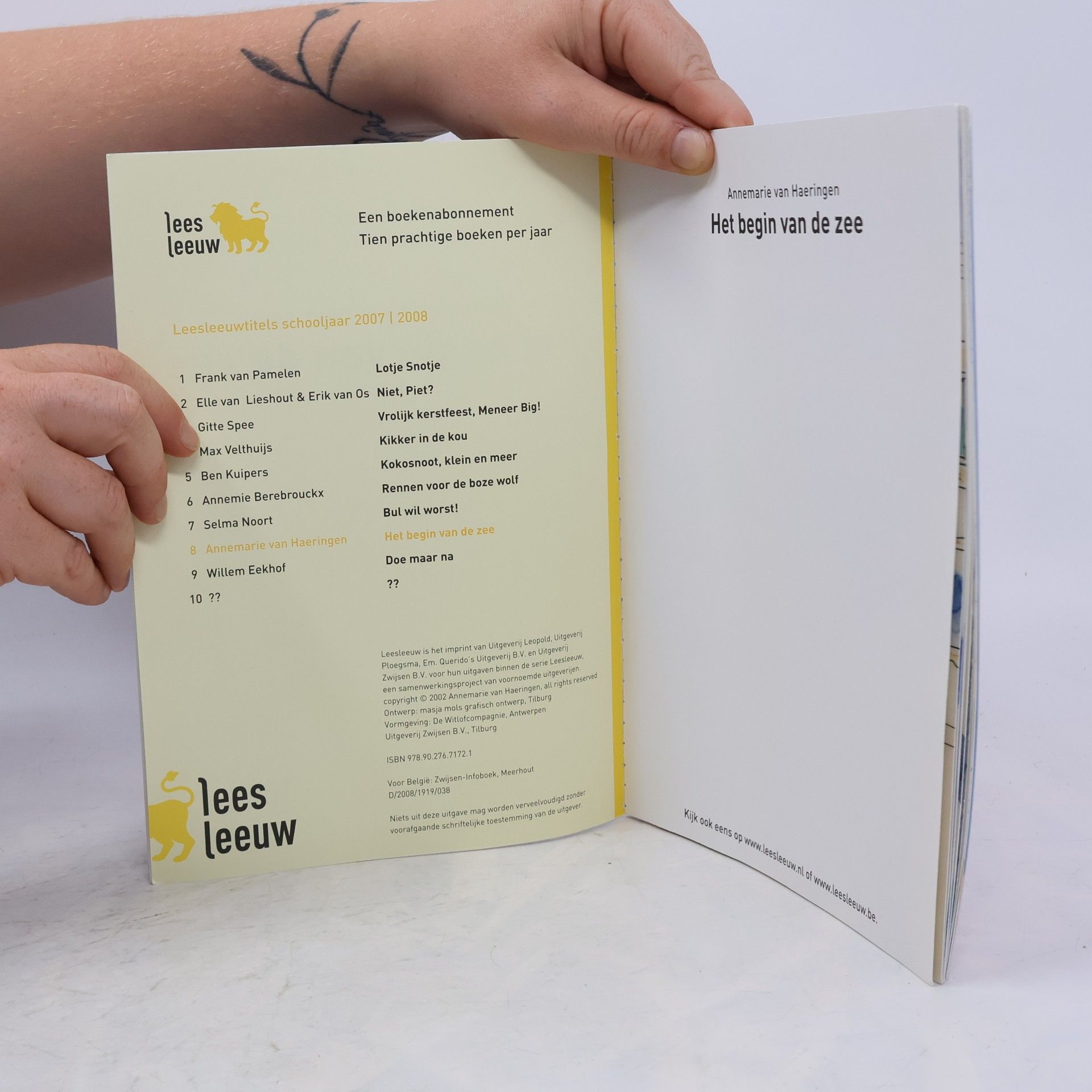 Annemarie van Haeringen Het begin van de zee