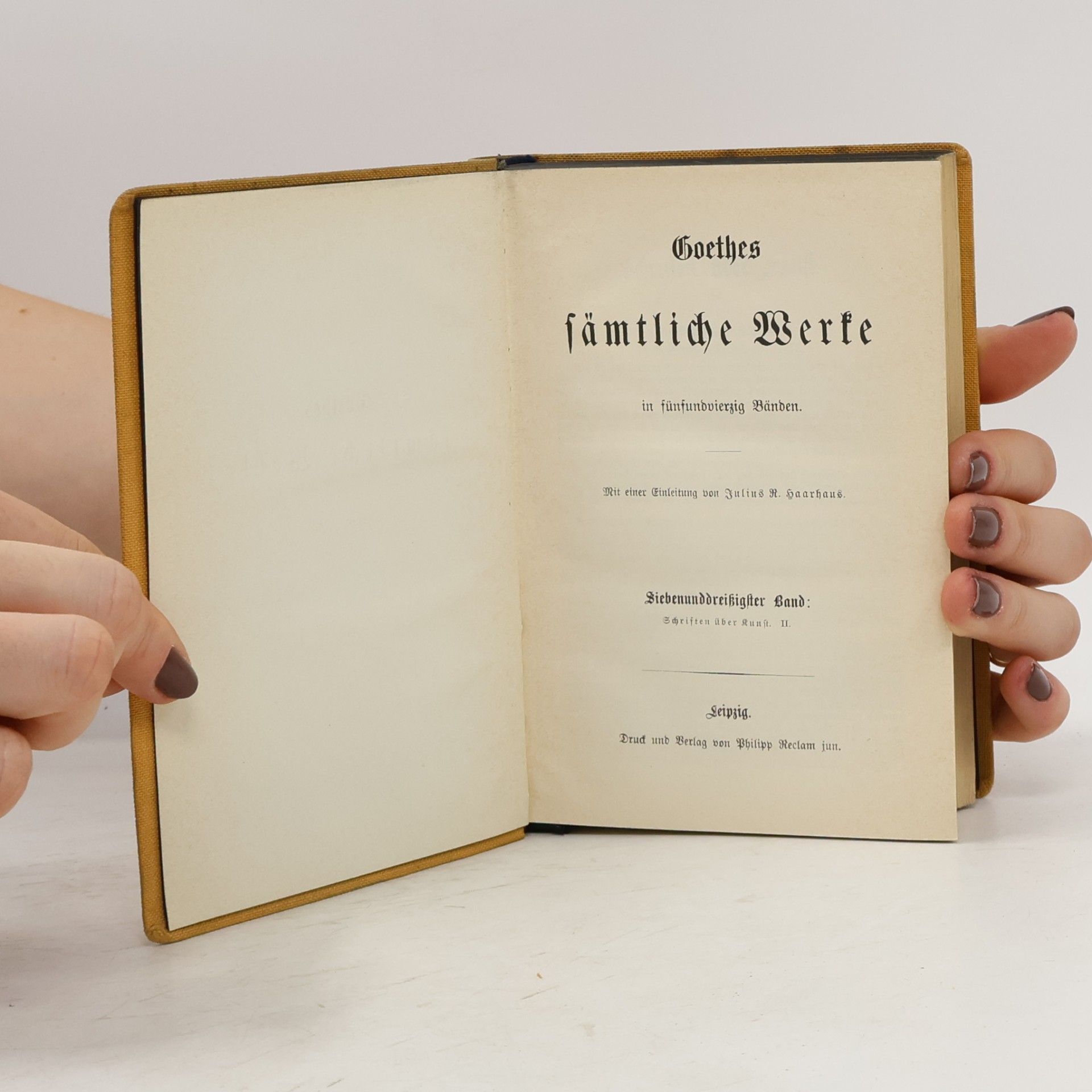 Johann Wolfgang von Goethe Sämtliche Werke 9