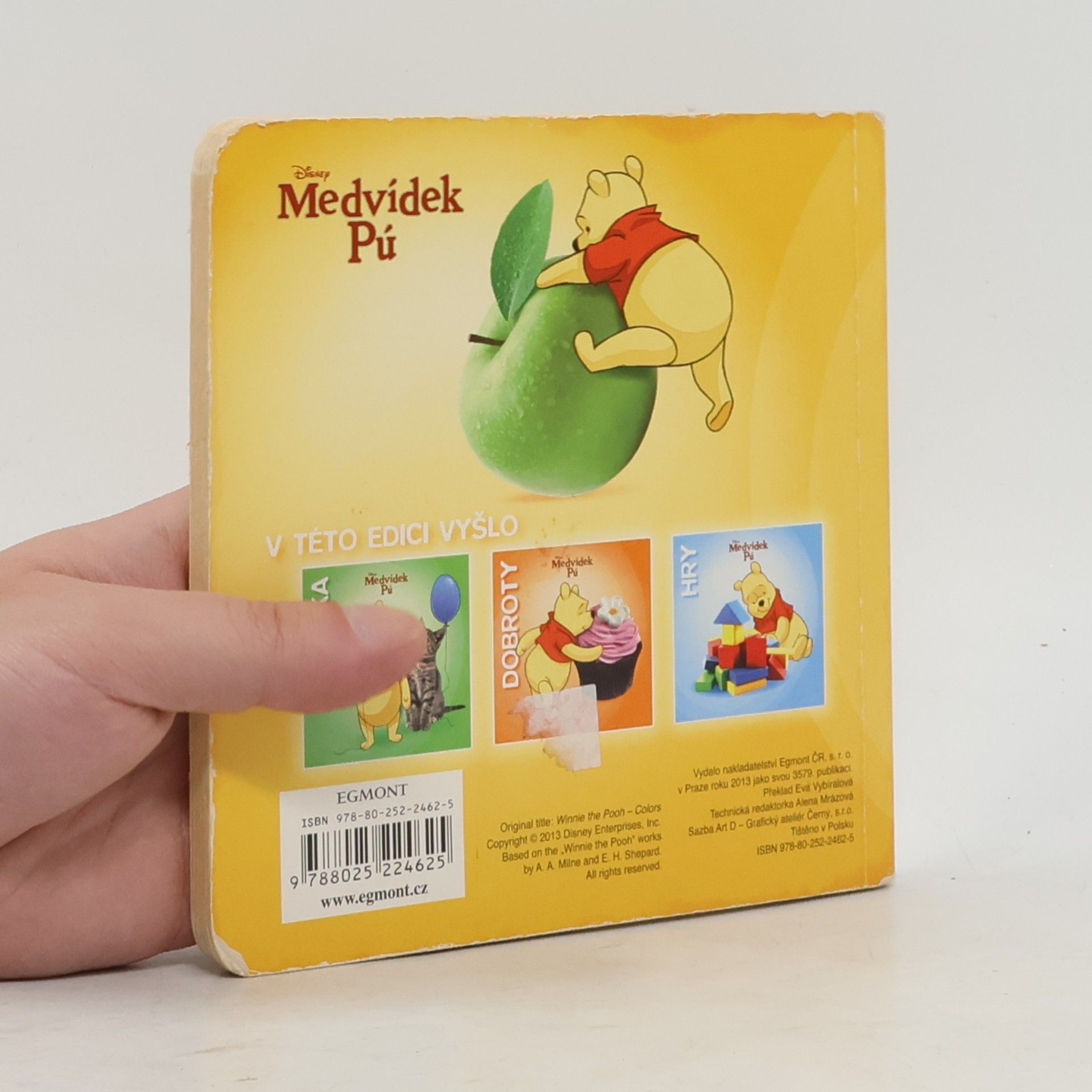 Walt Disney Medvídek Pú - Barvy