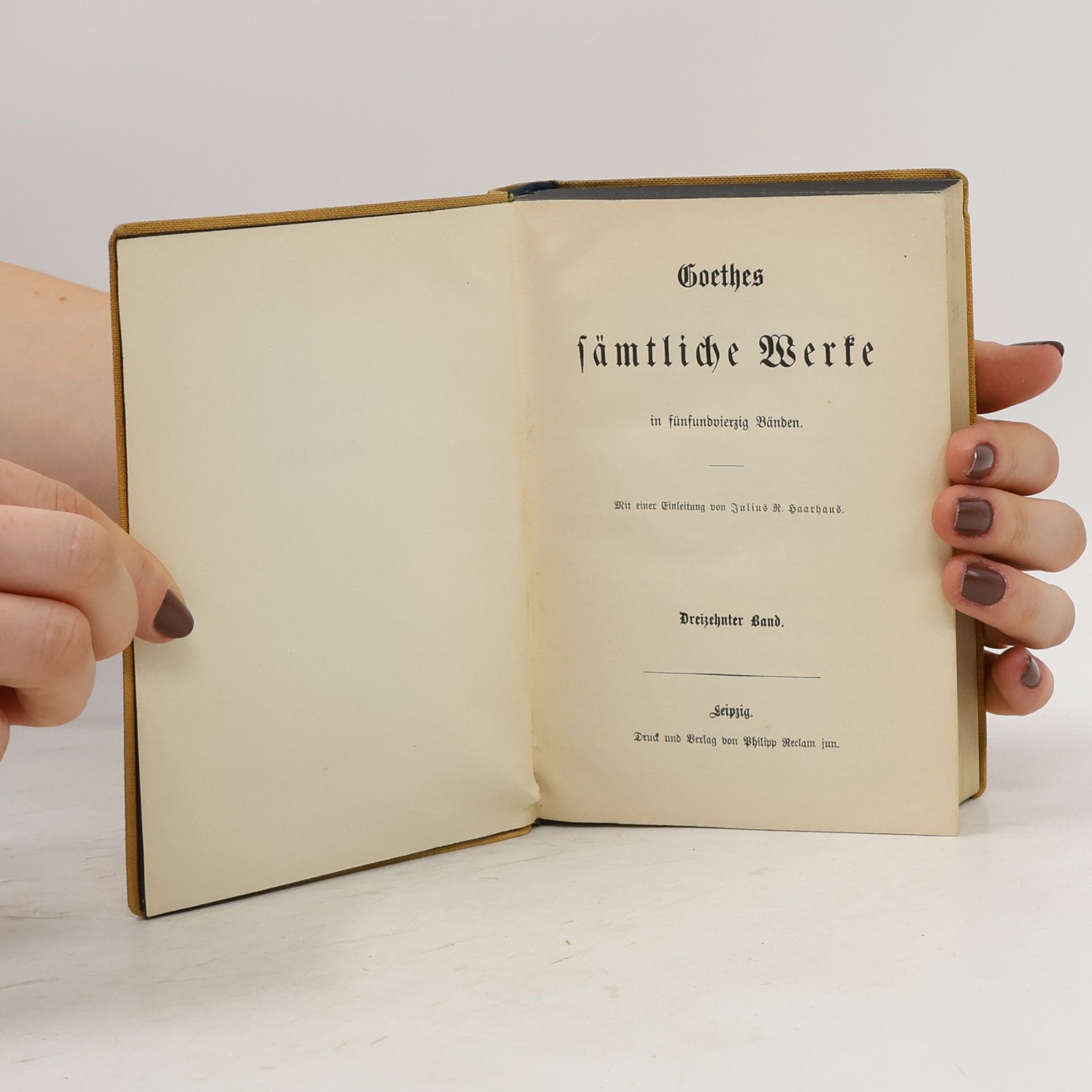Johann Wolfgang von Goethe Goethes sämtliche Werke. Band 4