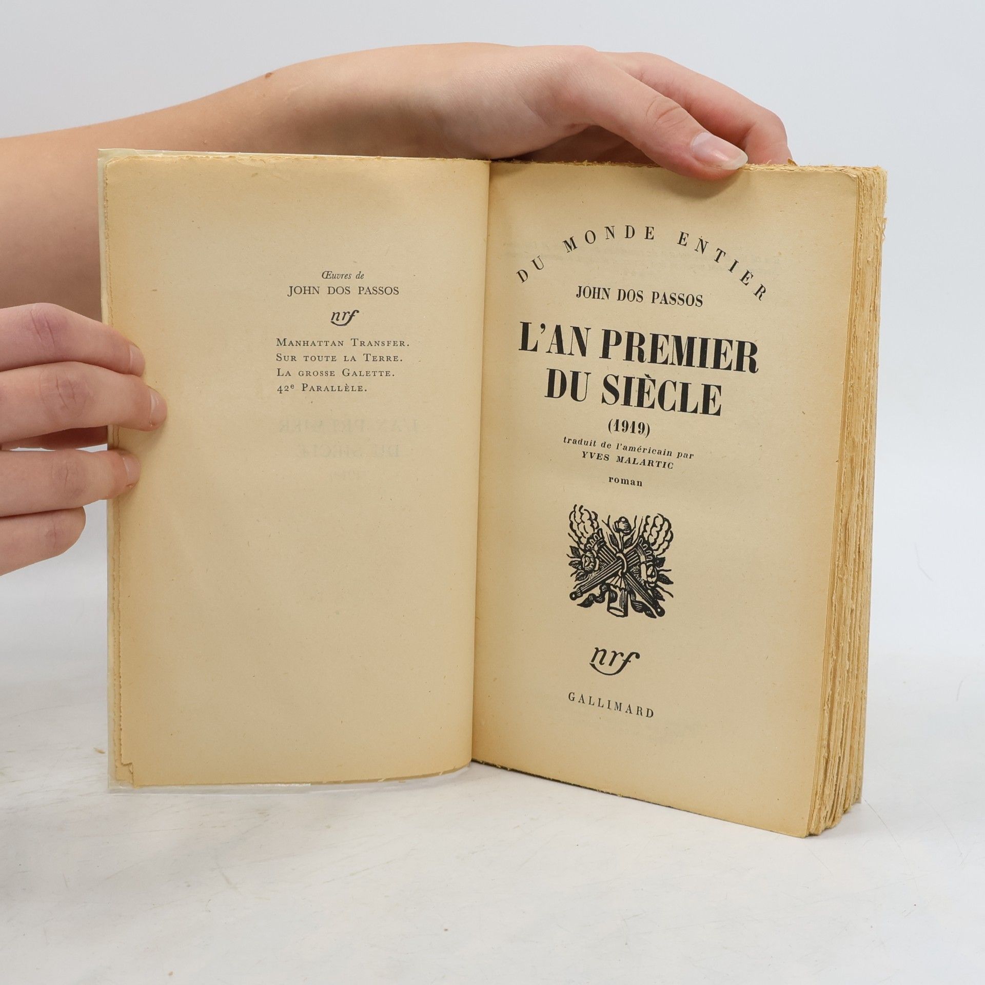 John Dos Passos L'an premier du siècle, 1919