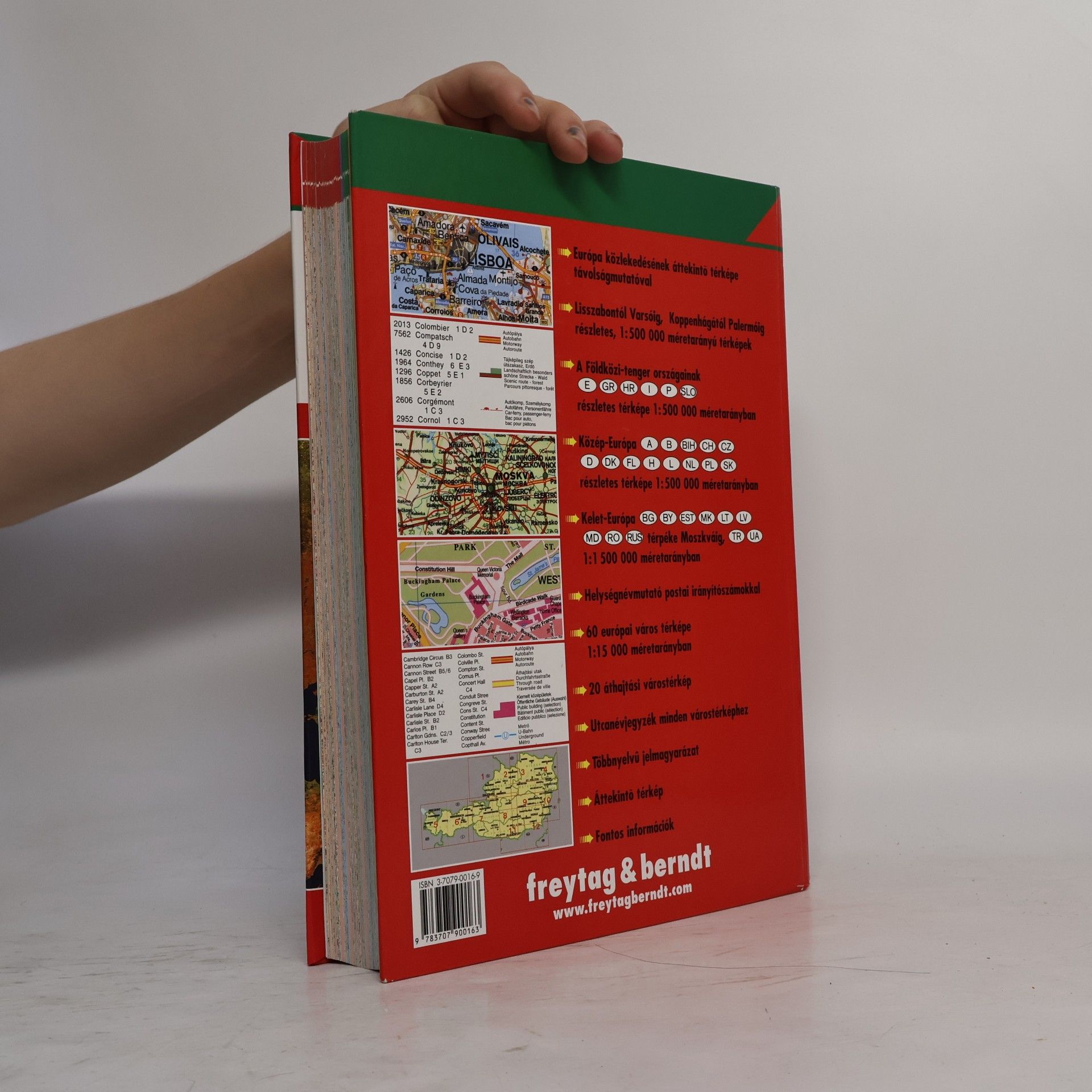 Autorenkollektiv Európa. Veľký autoatlas Európy 1:500 000 : 1:500 000